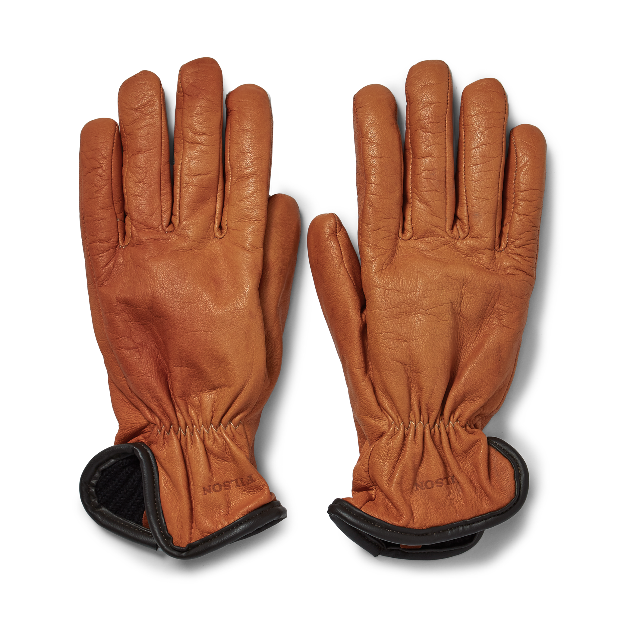 Original Lined Goatskin Gloves - Saddle Brown