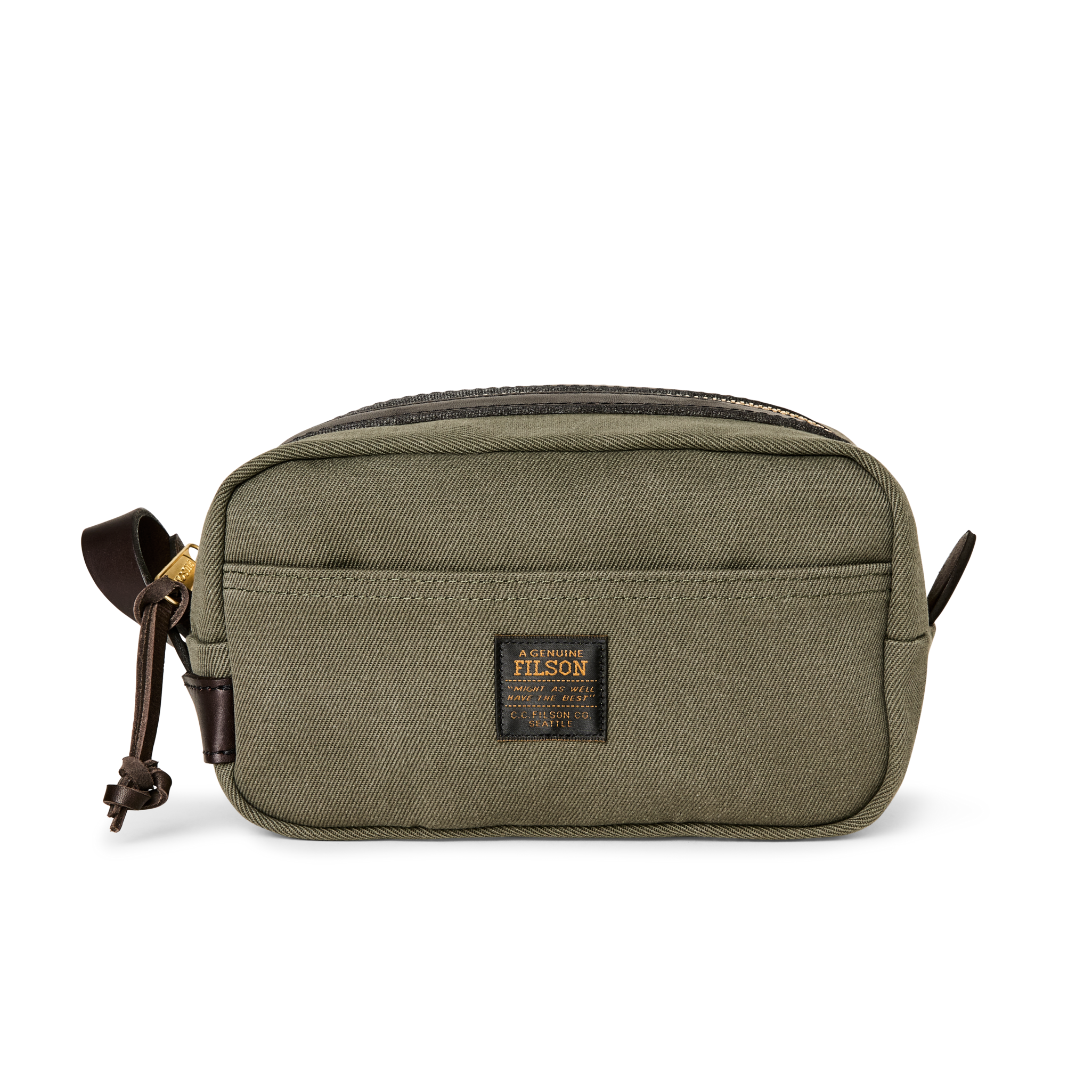 Rugged Twill Dopp Kit - Otter Green