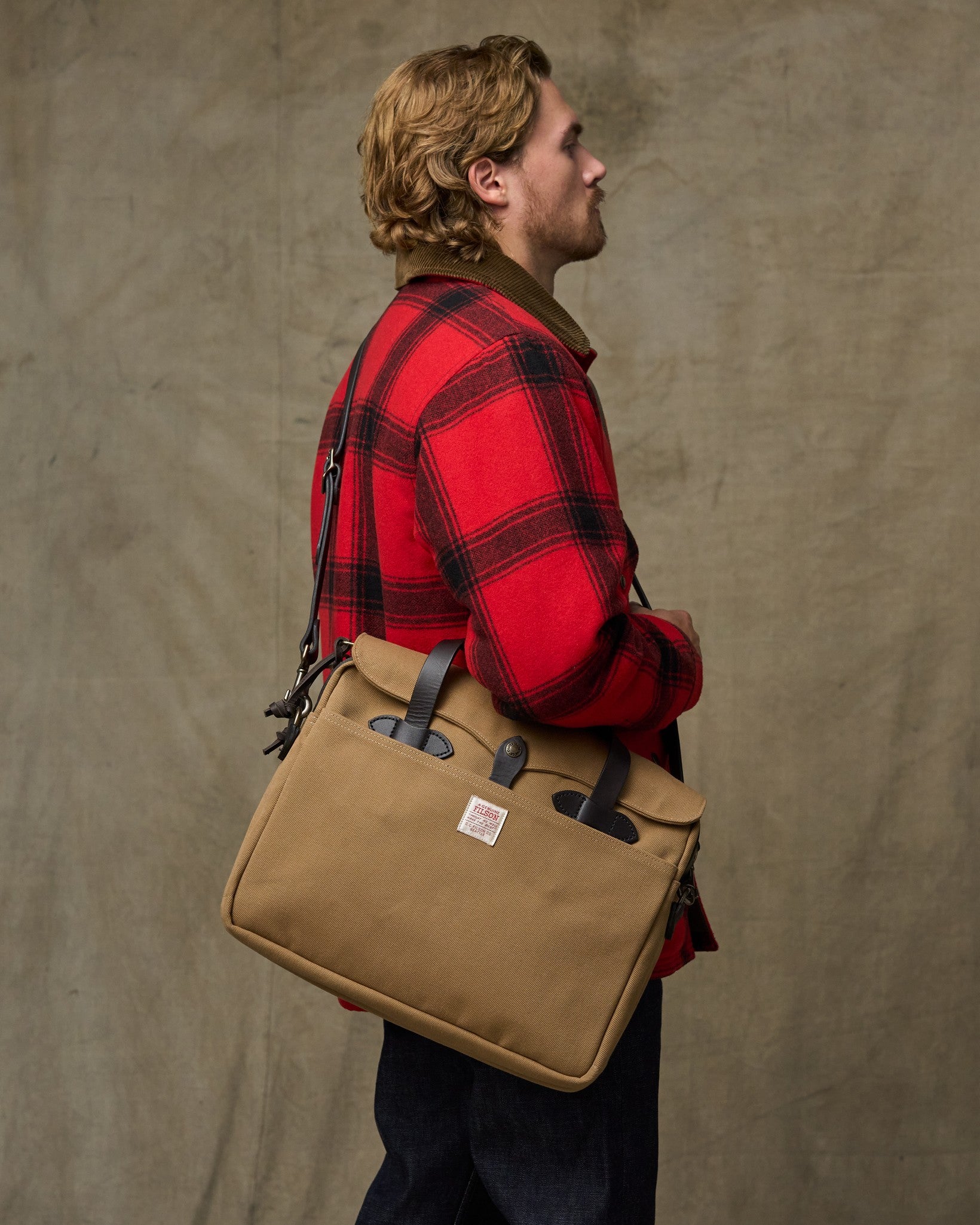 Rugged Twill Original Briefcase - Tan - Image 2