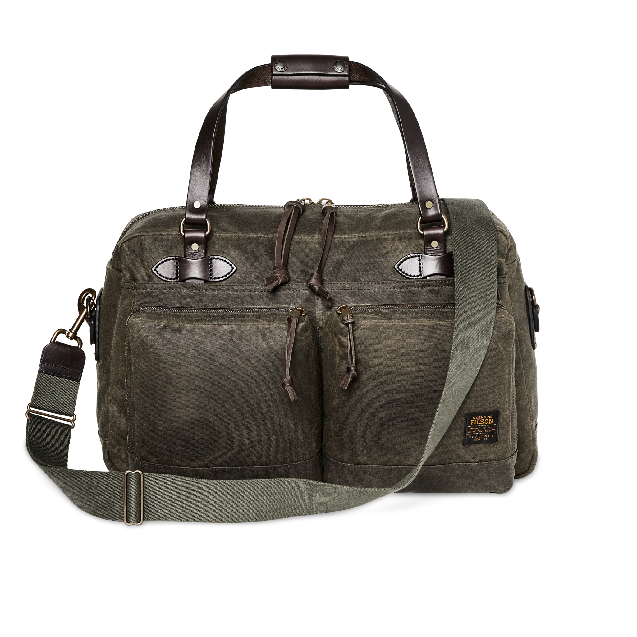 48 Hour Tin Cloth Duffle Bag - Otter Green - Image 11