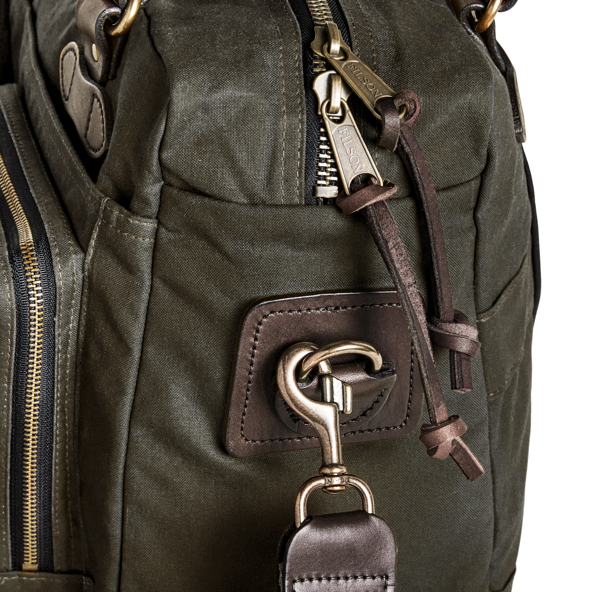 48 Hour Tin Cloth Duffle Bag - Otter Green - Image 15