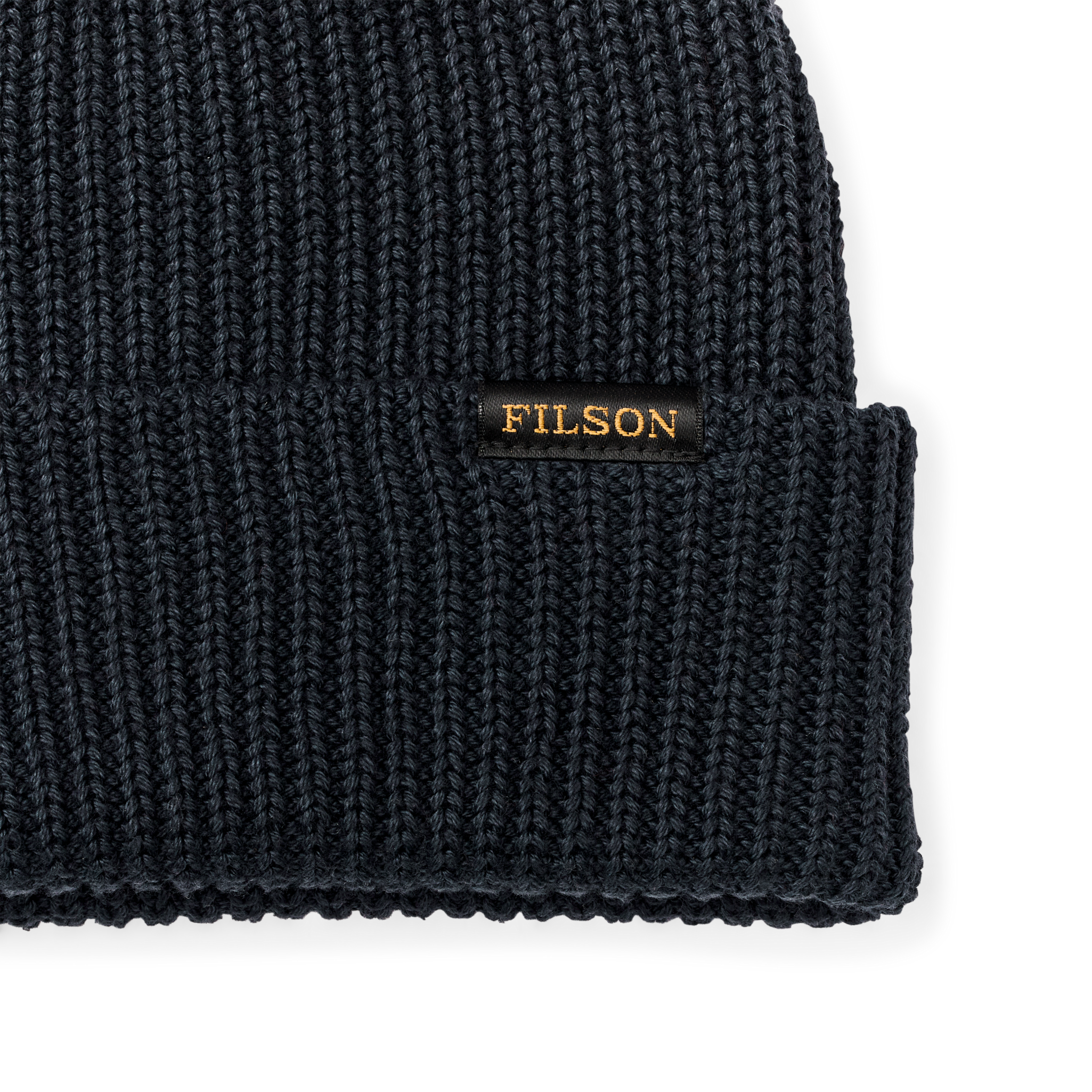 Cotton Watch Cap - Navy - Image 4