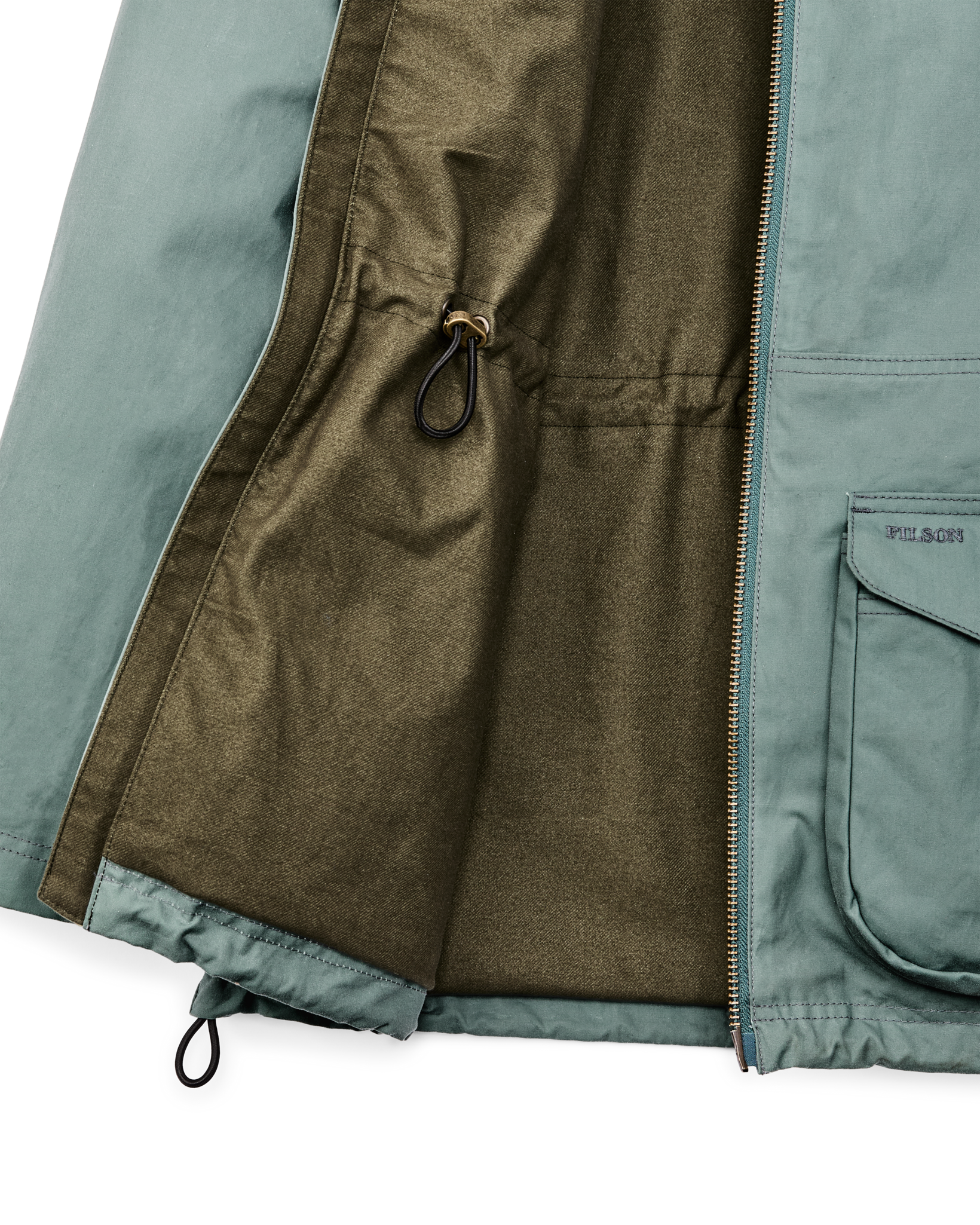 Women's Cover Cloth Raincoat - Balsam Green - Image 10