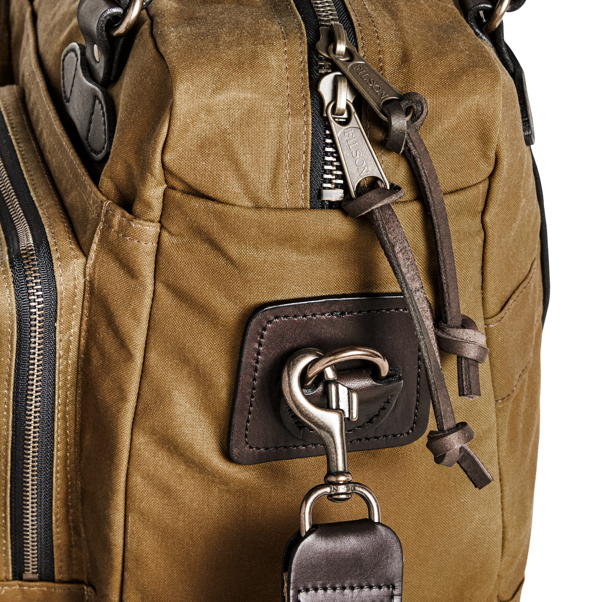 48 Hour Tin Cloth Duffle Bag - Dark Tan - Image 18