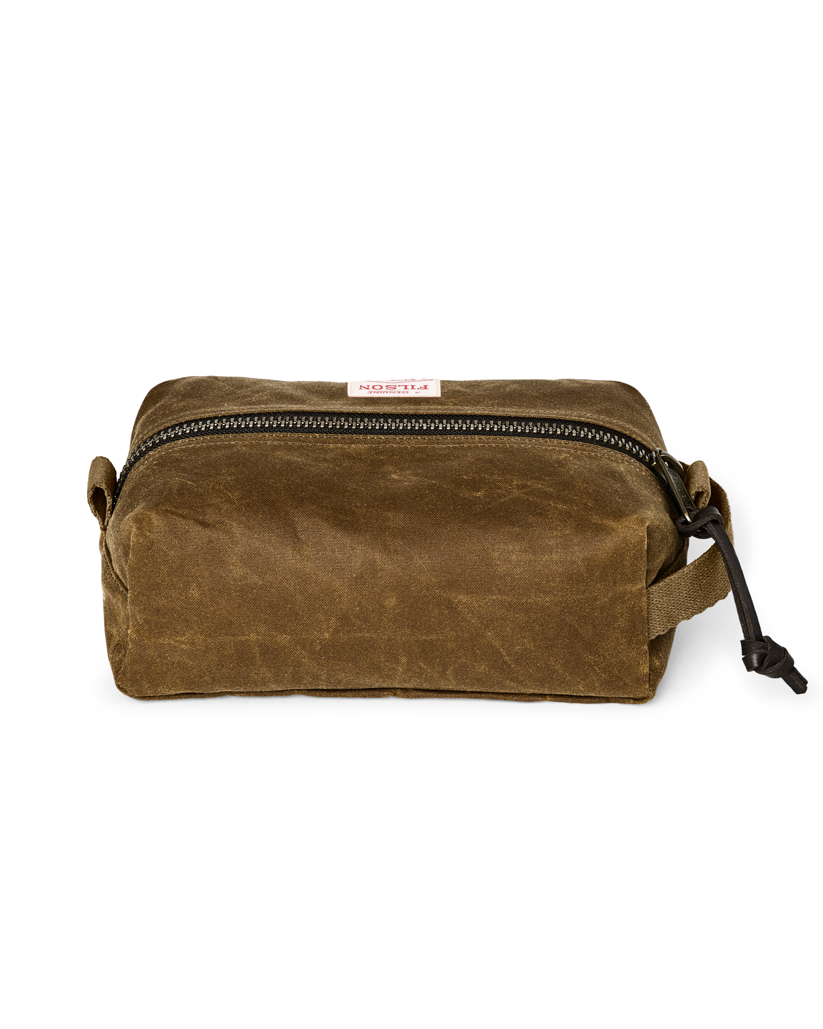 Tin Cloth Dopp Kit - Dark Tan - Image 2