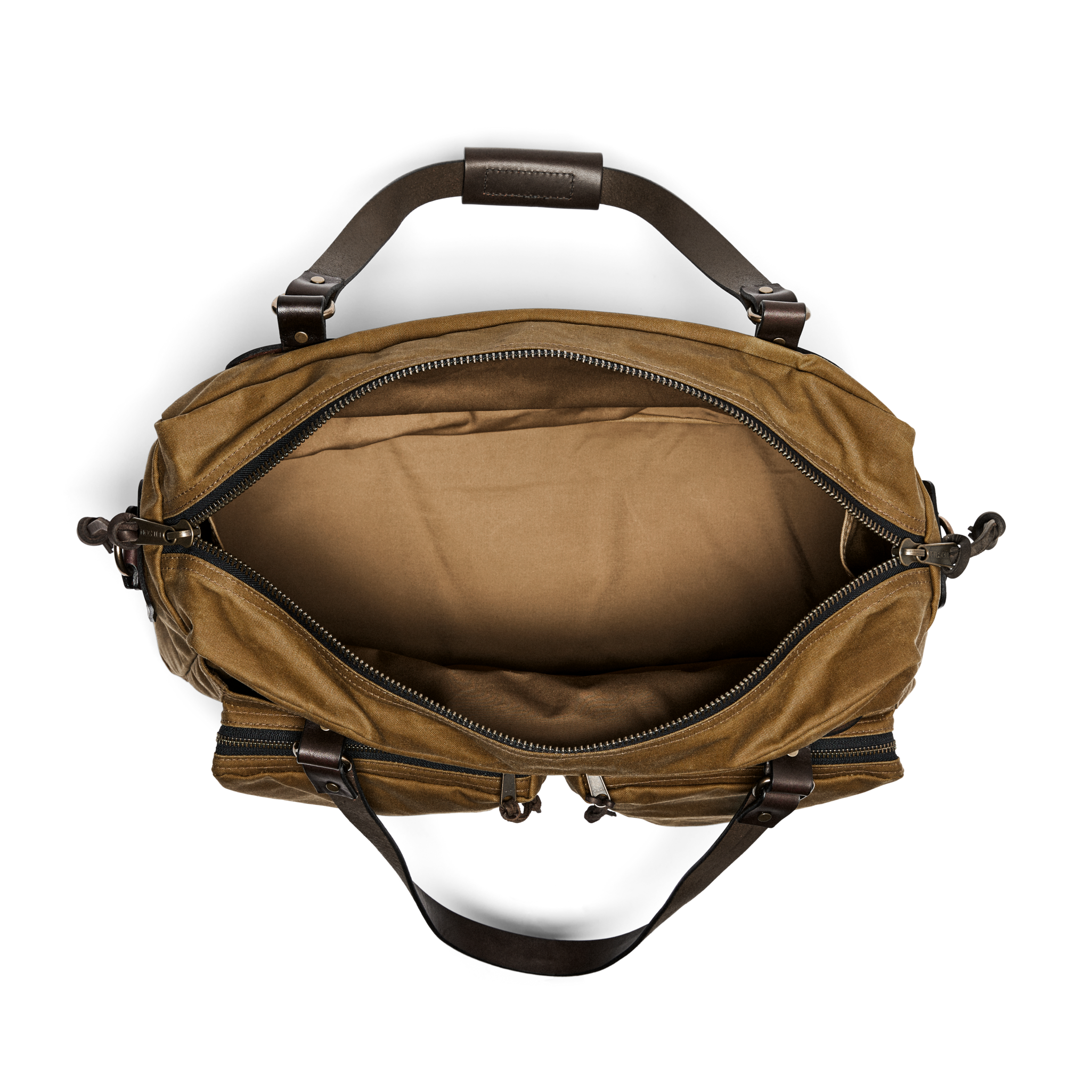 48 Hour Tin Cloth Duffle Bag - Dark Tan - Image 19