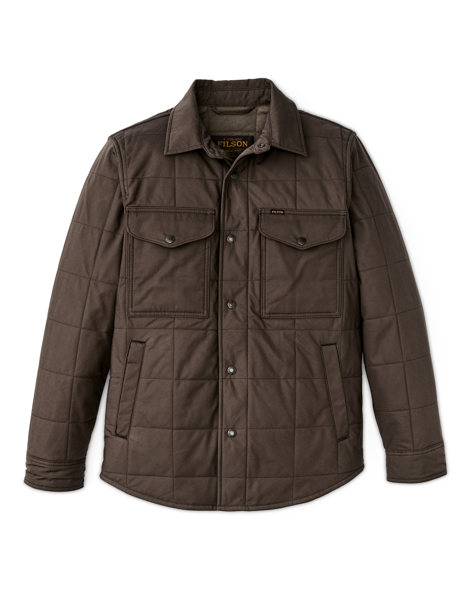Cover Cloth Quilted Jac-shirt - Slate Black - Image 4