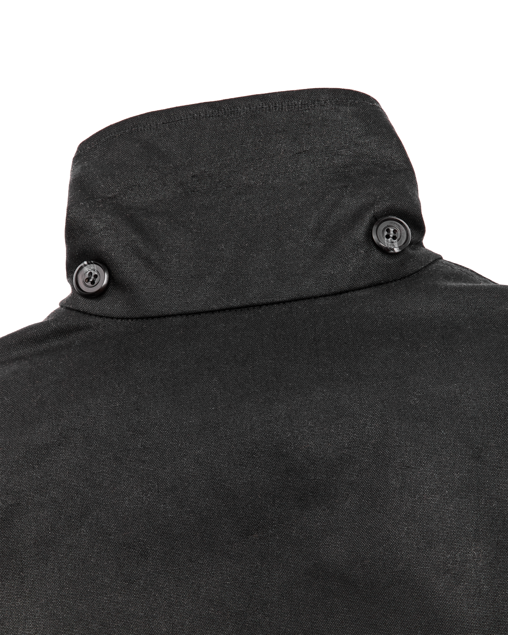 Lined Tin Cloth Cruiser Jacket - Black - Image 9