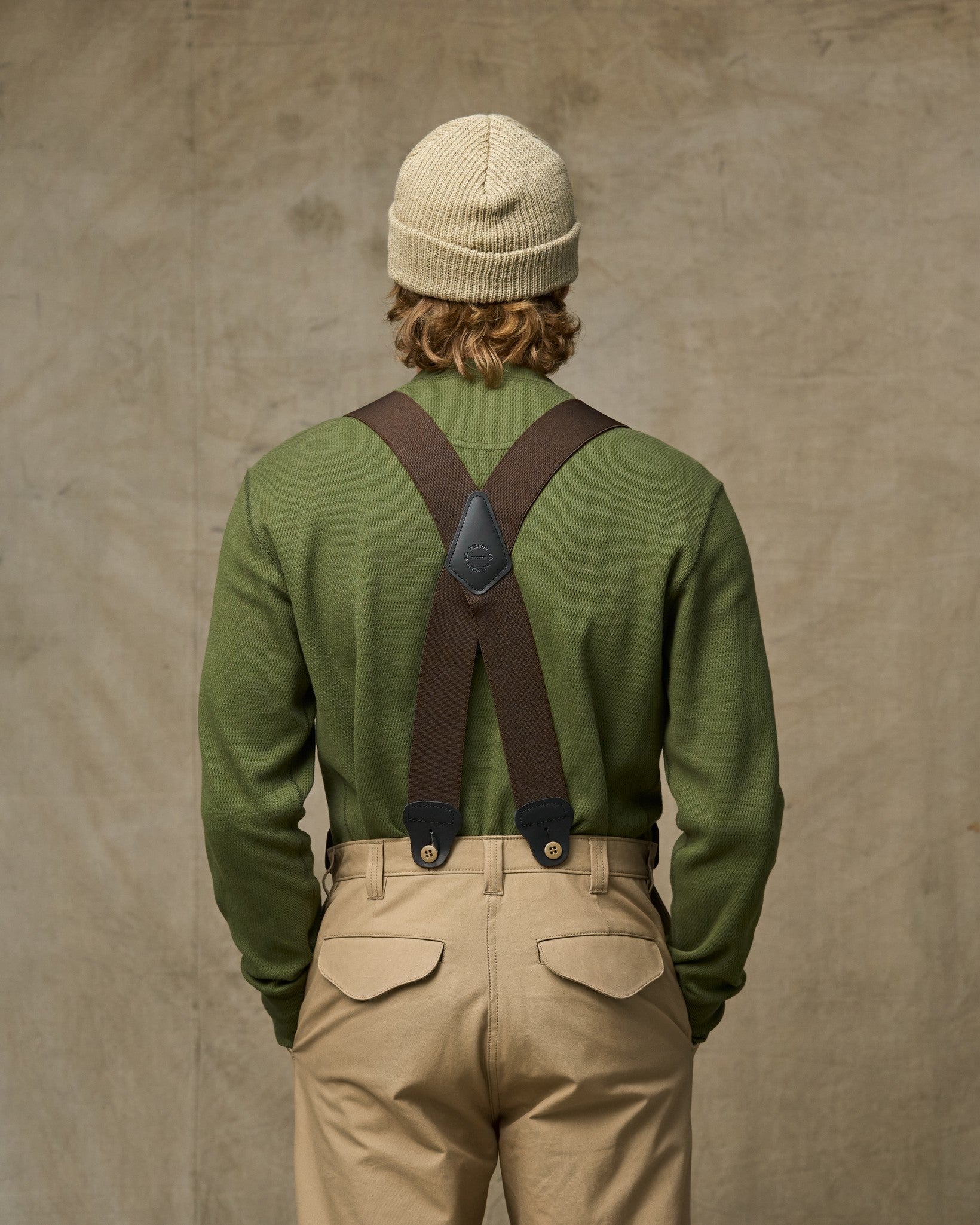Filson Logger Suspenders - Dark Brown - Image 2
