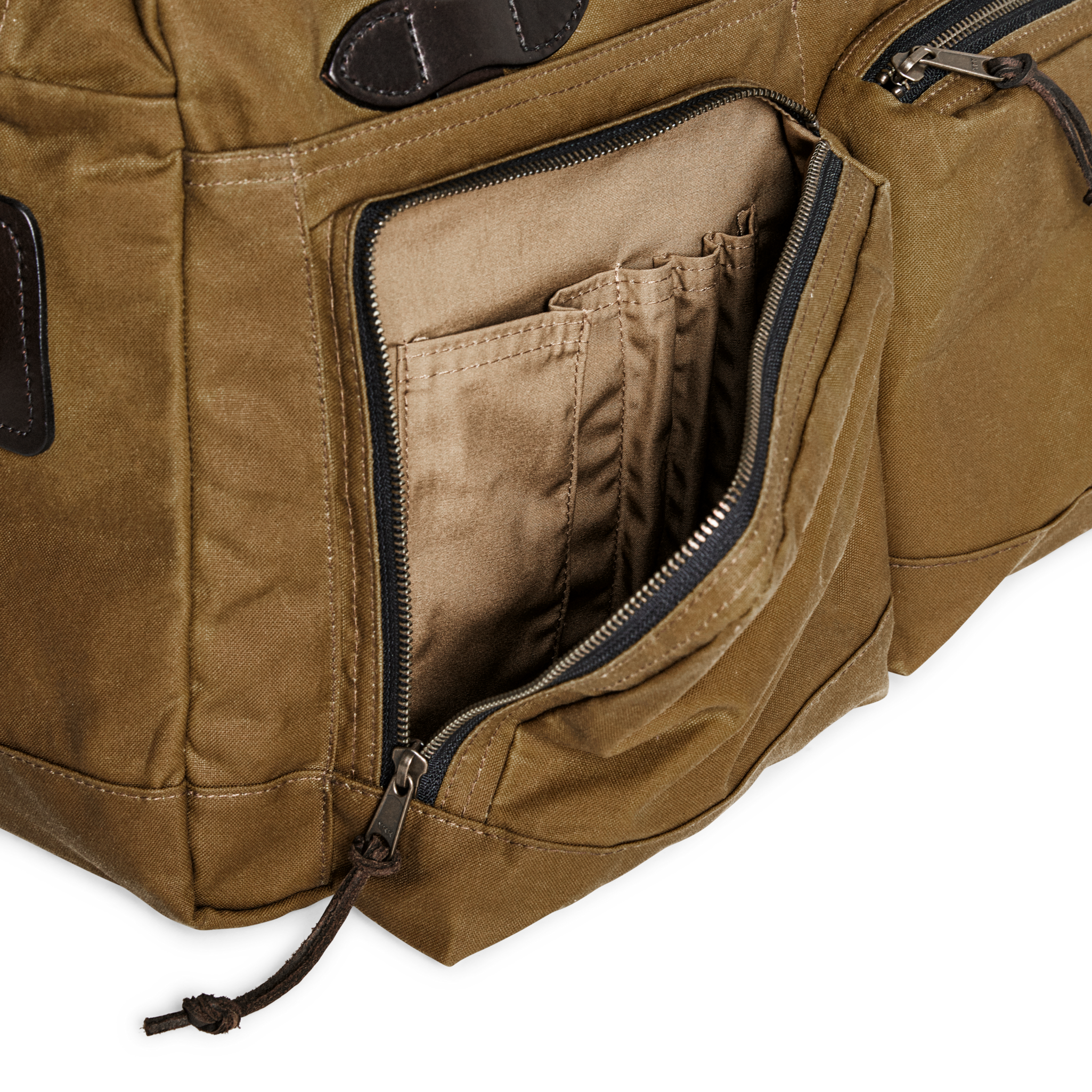 48 Hour Tin Cloth Duffle Bag - Dark Tan - Image 17