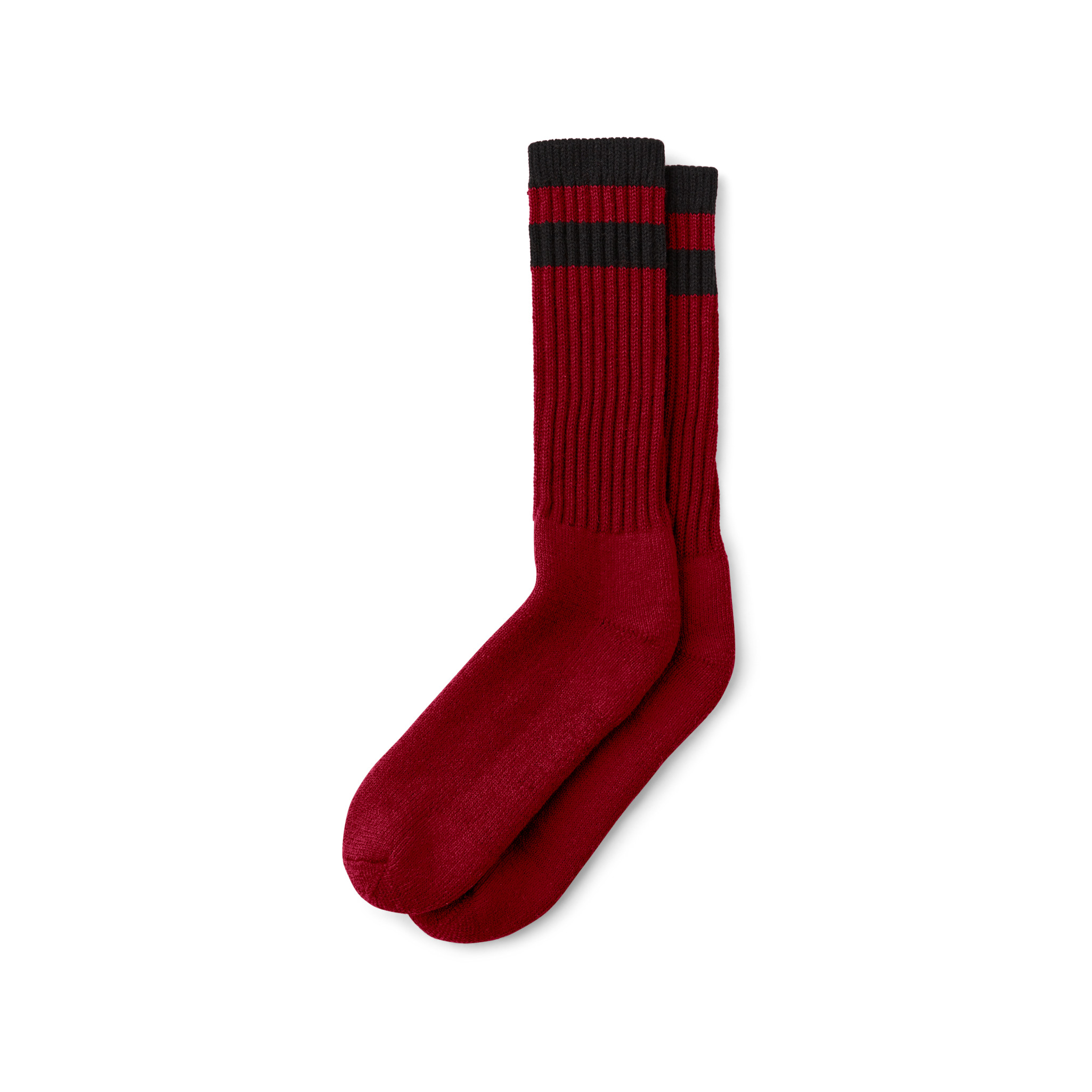 1970s Logger Thermal Socks - Scarlet