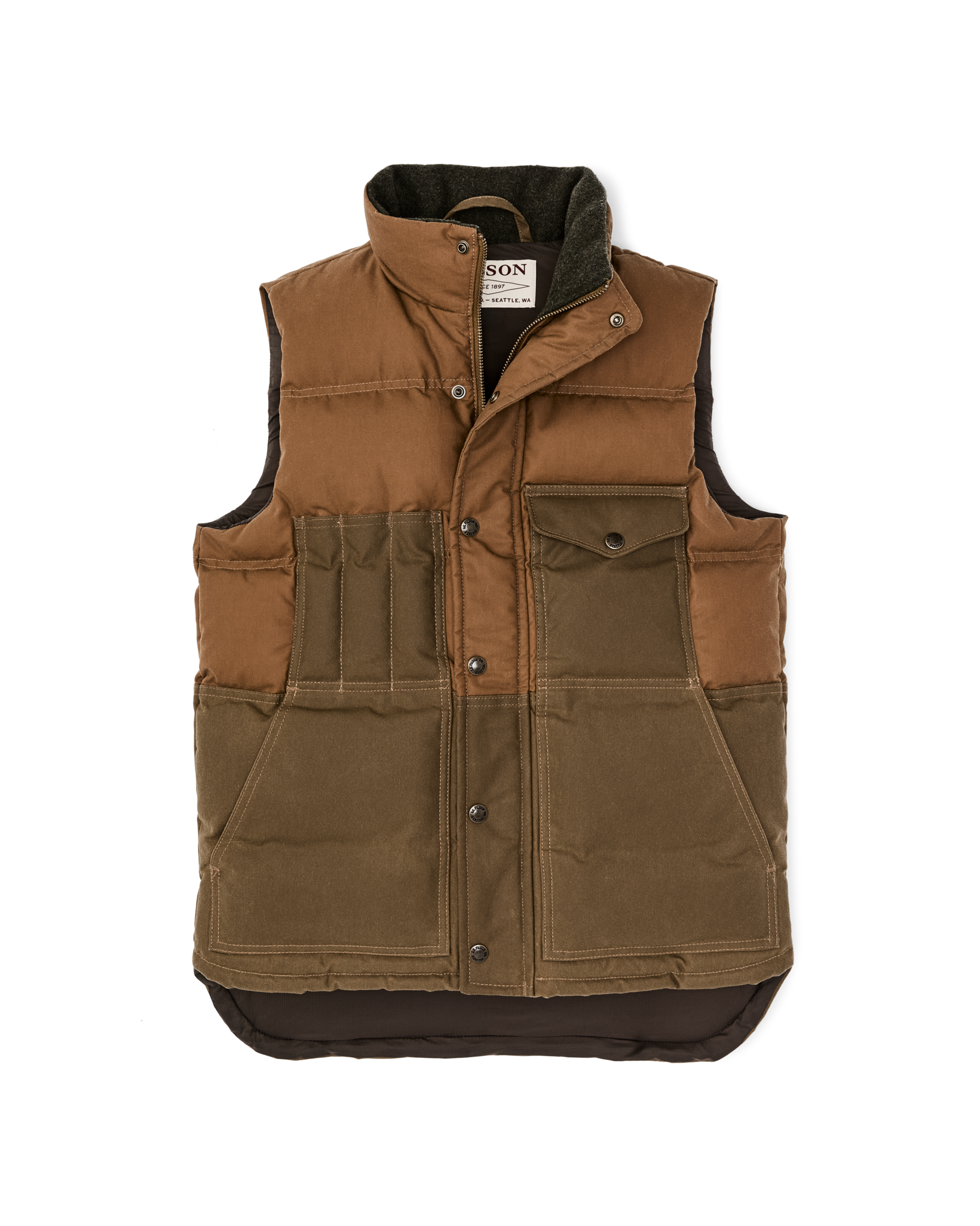 Down Cruiser Vest - Dark Tan - Image 3
