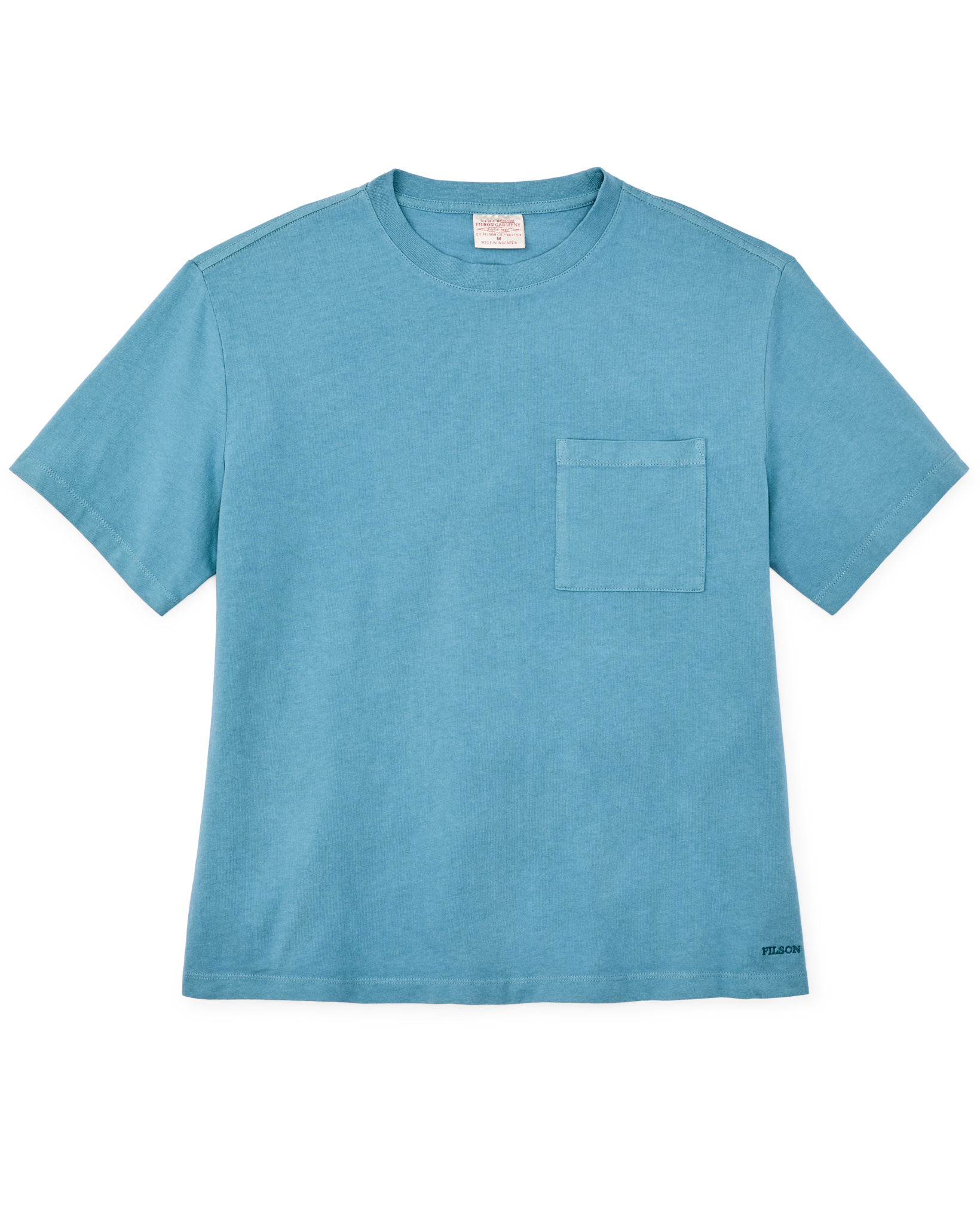 Women's Short Sleeve Pocket Tee - Storm Blue