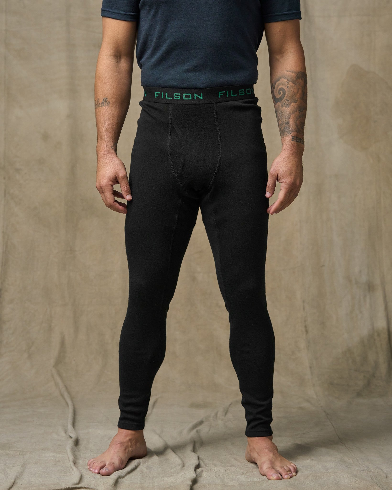 400g Merino Wool Bottoms - Black