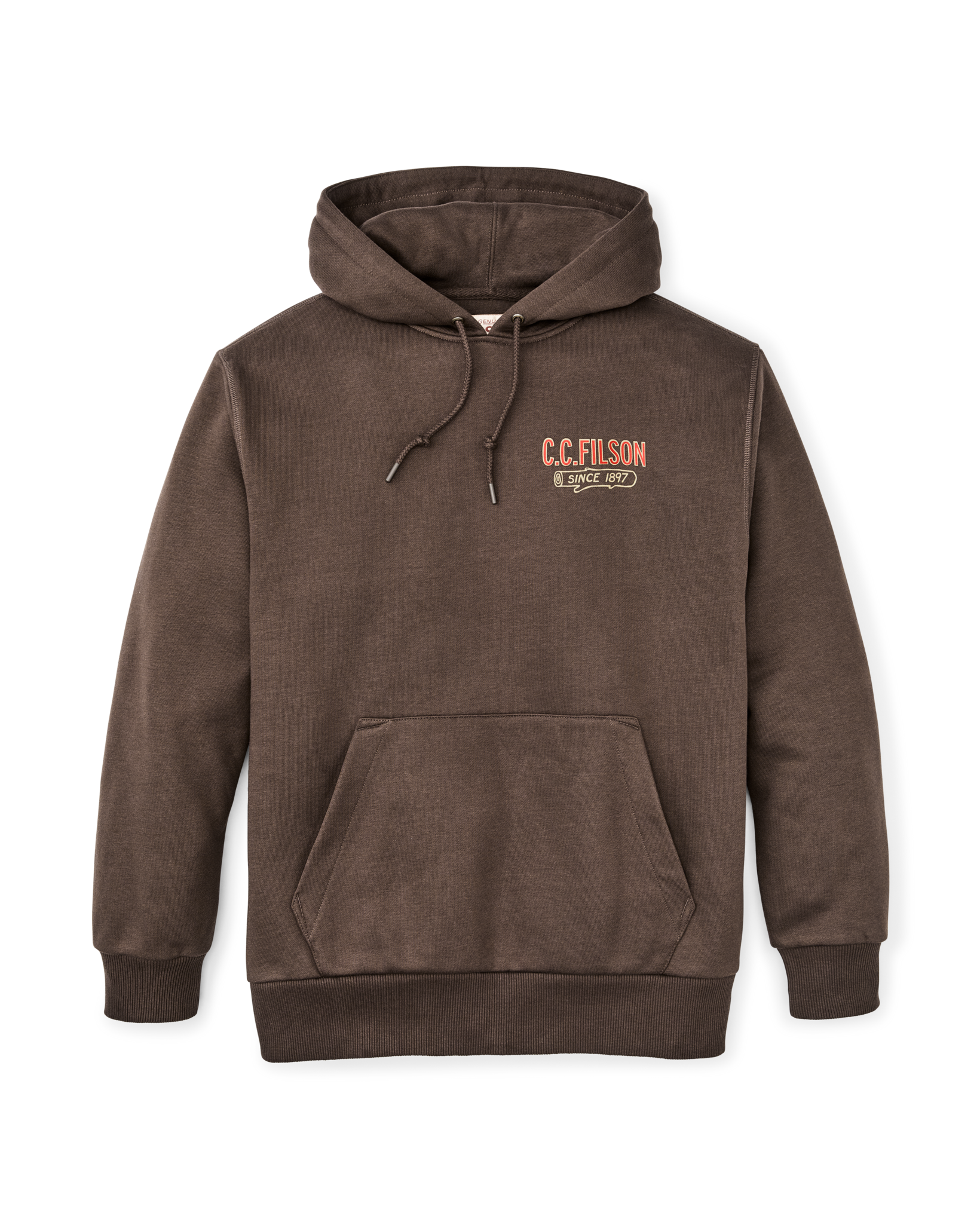 Prospector Graphic Hoodie - Dark Brown / Logging - Image 2