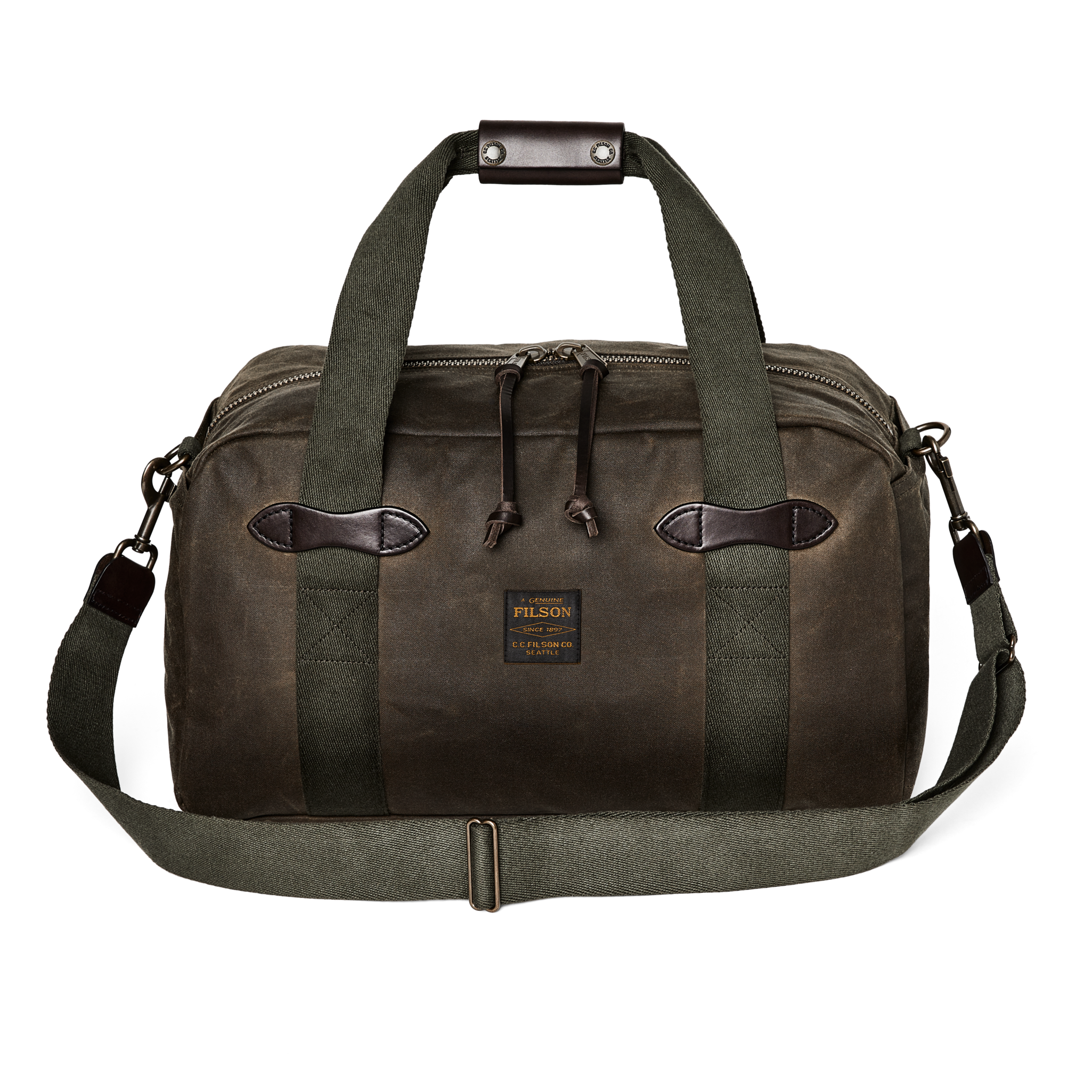 Small Tin Cloth Duffle Bag - Otter Green - Image 3