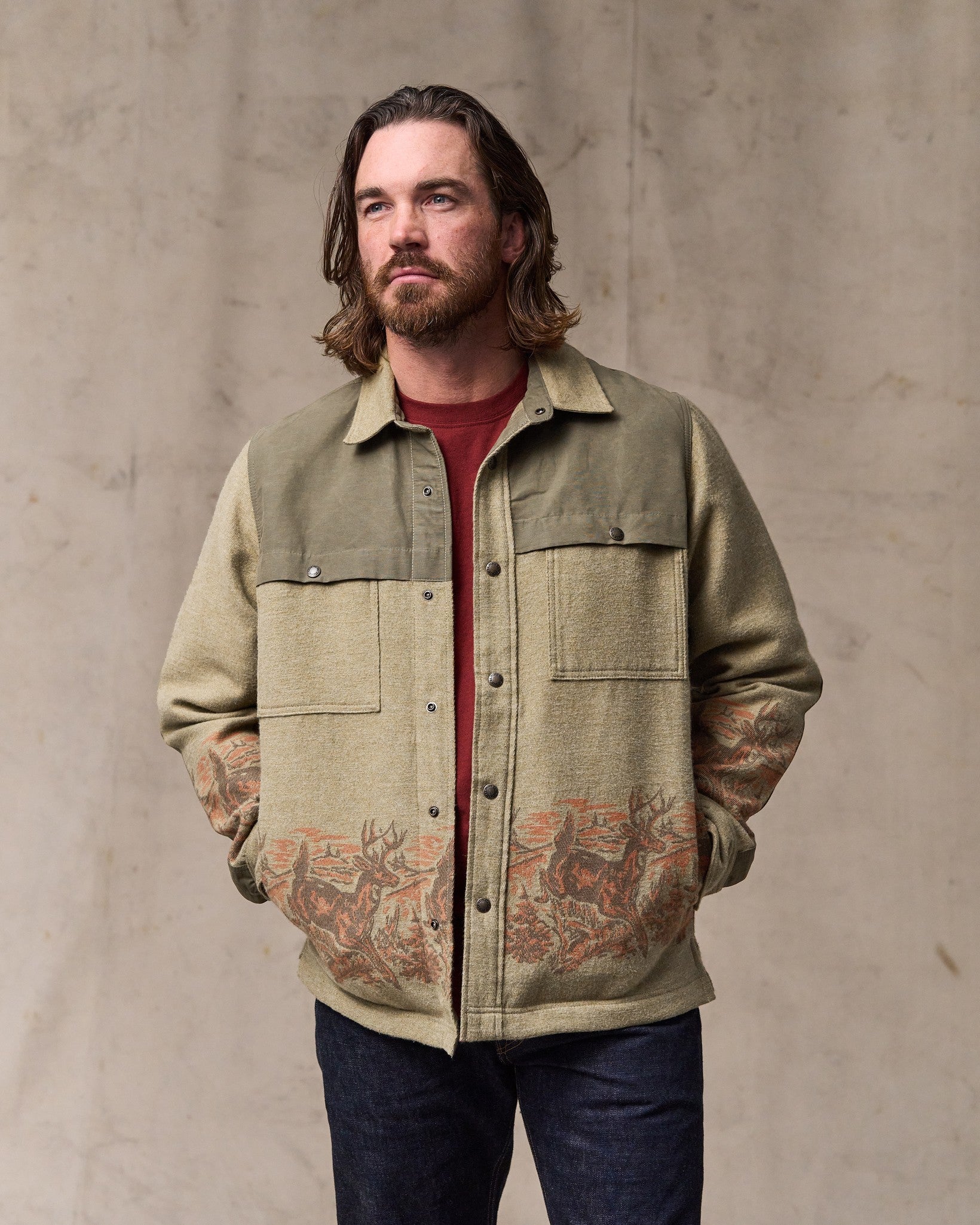 Colchuck Forester Jac-shirt - Sage Heather