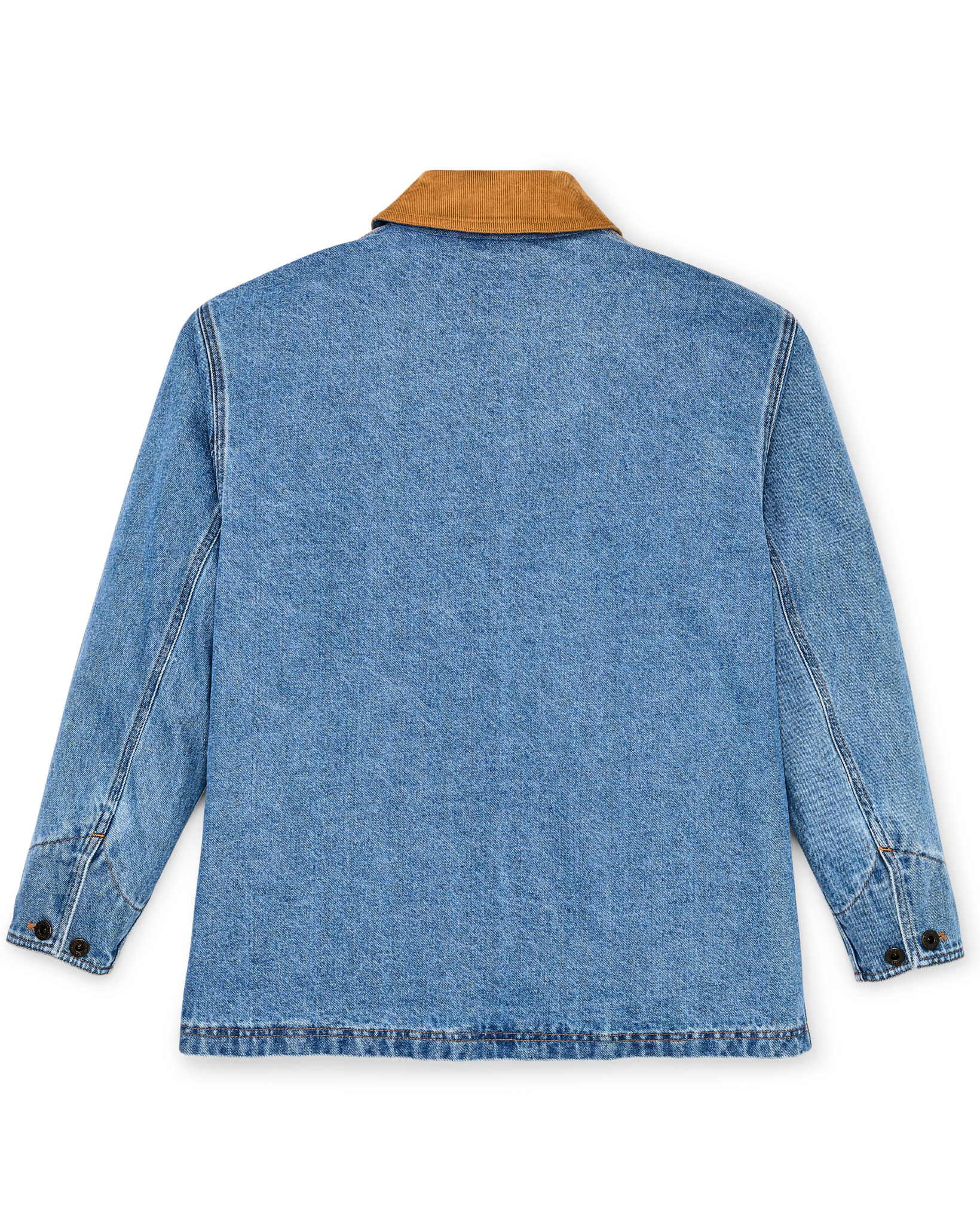Women's 11-oz. Denim Barn Coat - Light Indigo - Image 8