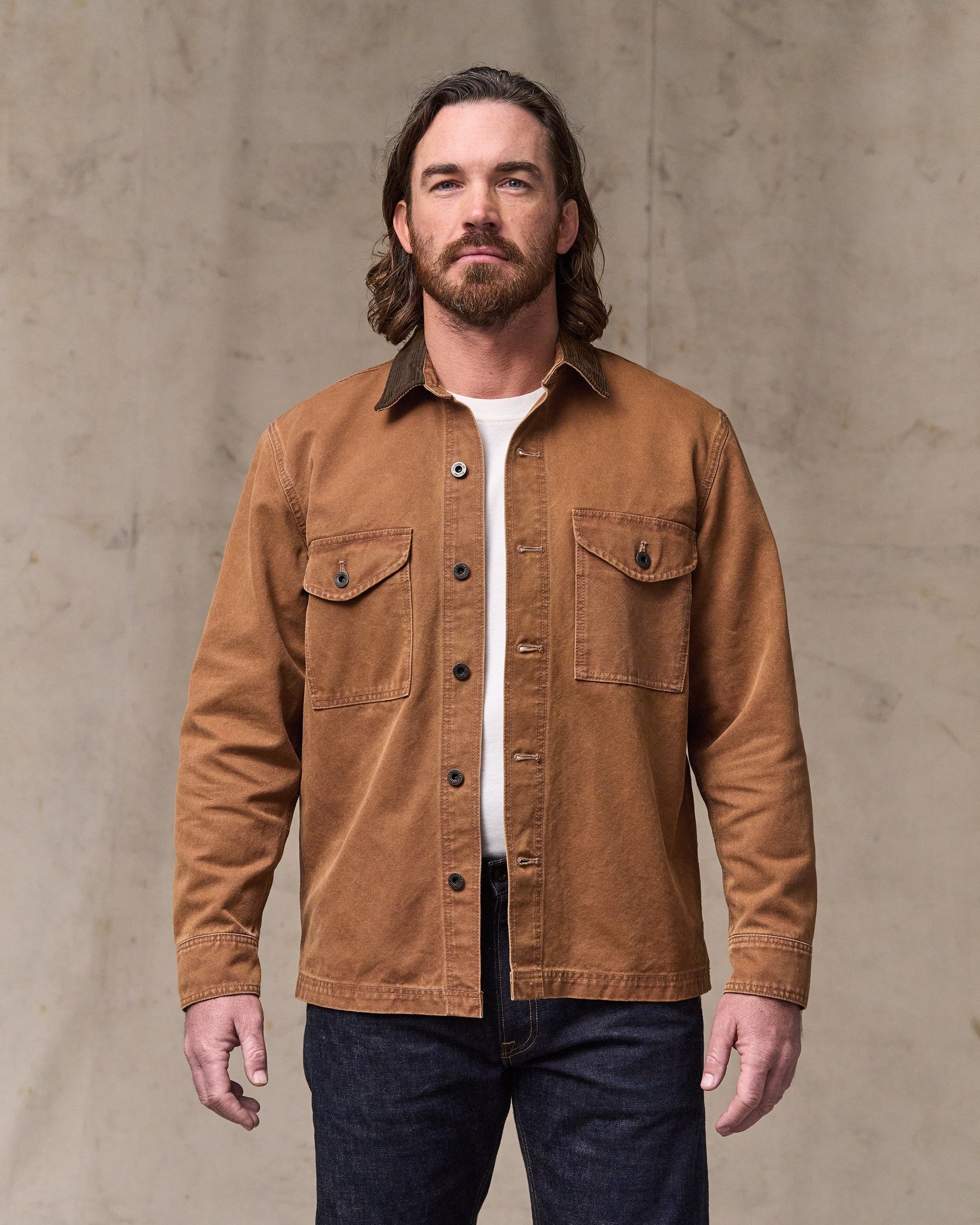 Rustic Canvas Jac-shirt - Whiskey