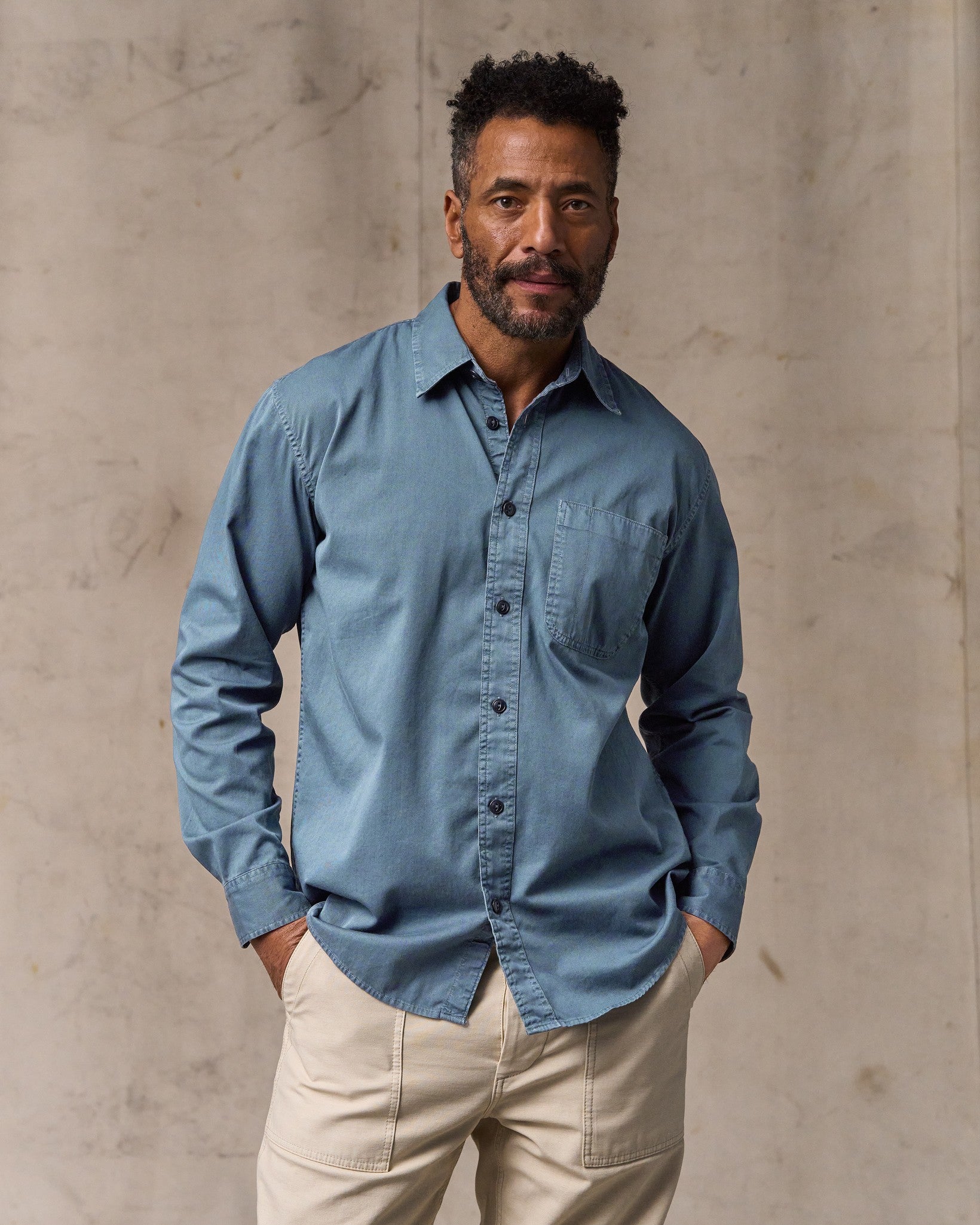 4.5-oz. Twill Shirt - Orion Blue