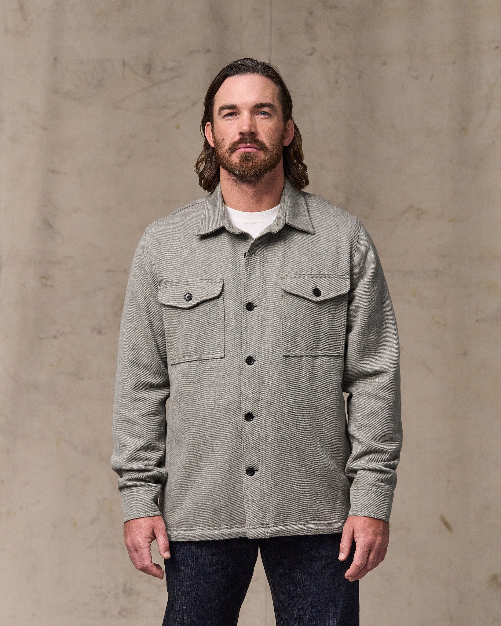 Deer Island Jac-Shirt - Heather Natural