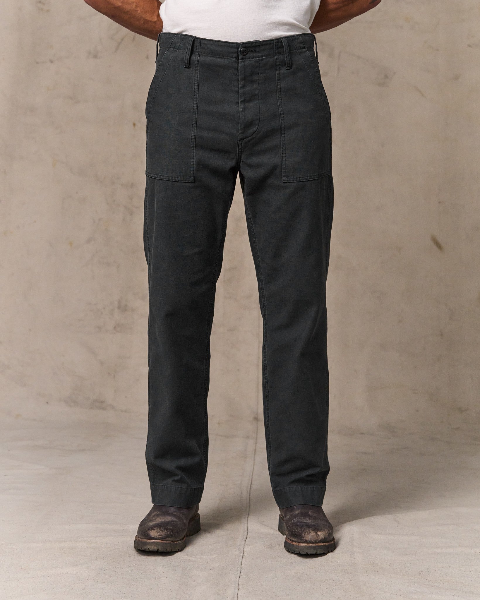 Field Supply Pants - Washed Faded Black