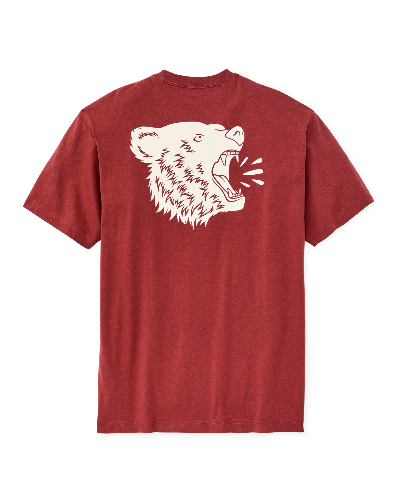 Bear Graphic T-Shirt - Chili Oil - Image 6
