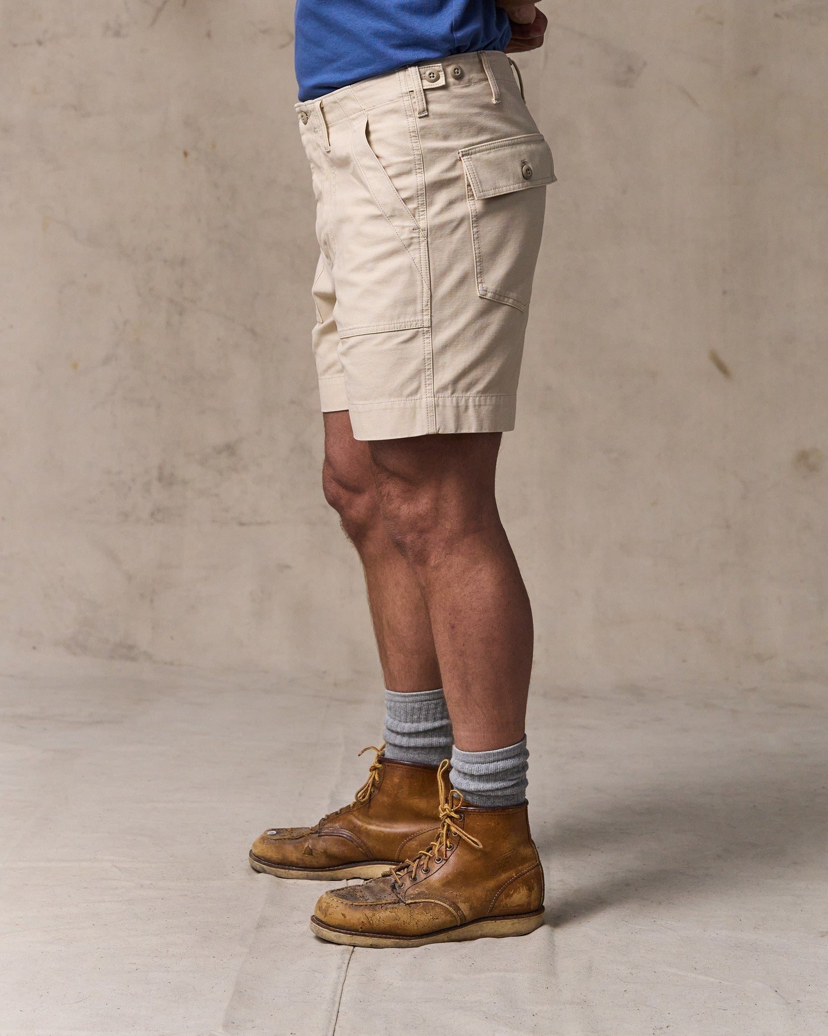 Field Supply Shorts - Washed Oatmeal - Image 2
