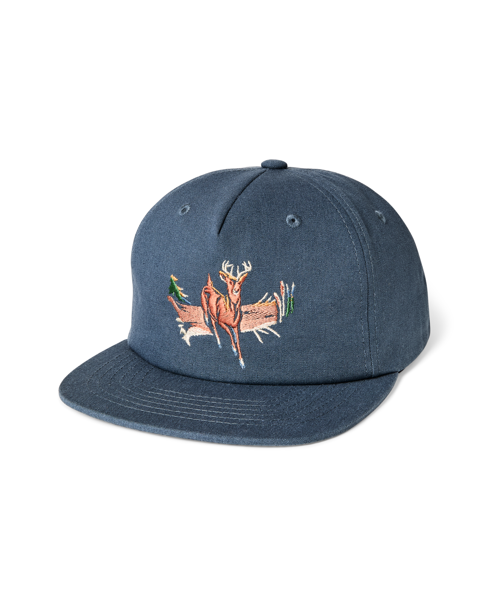 Deer Trucker Cap - Dusty Blue