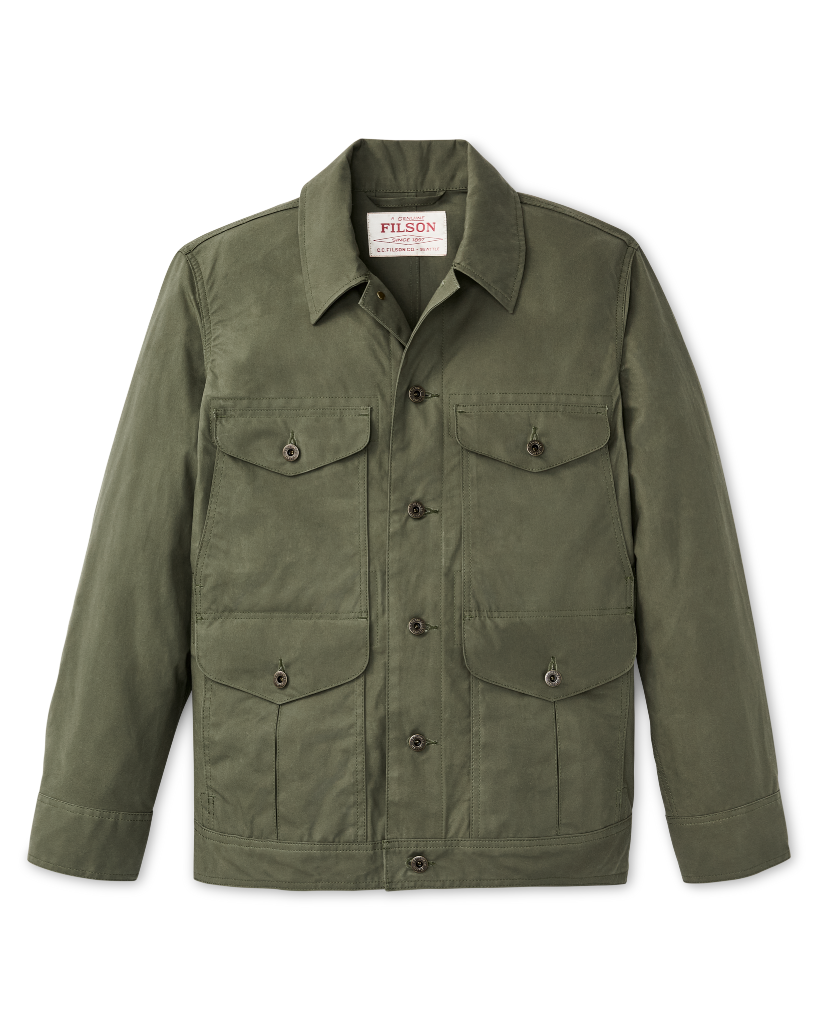 Dry Wax Journeyman Jacket - Olive Green