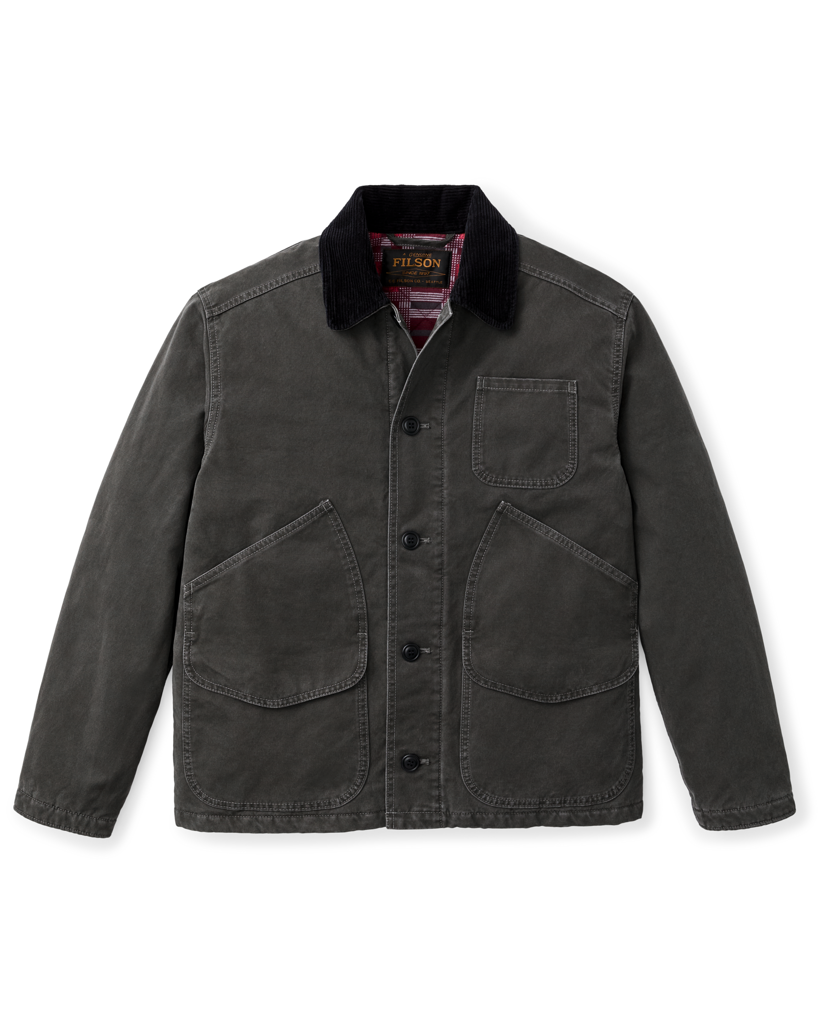 Insulated Canvas Outfitter Jacket - Peat - Image 5