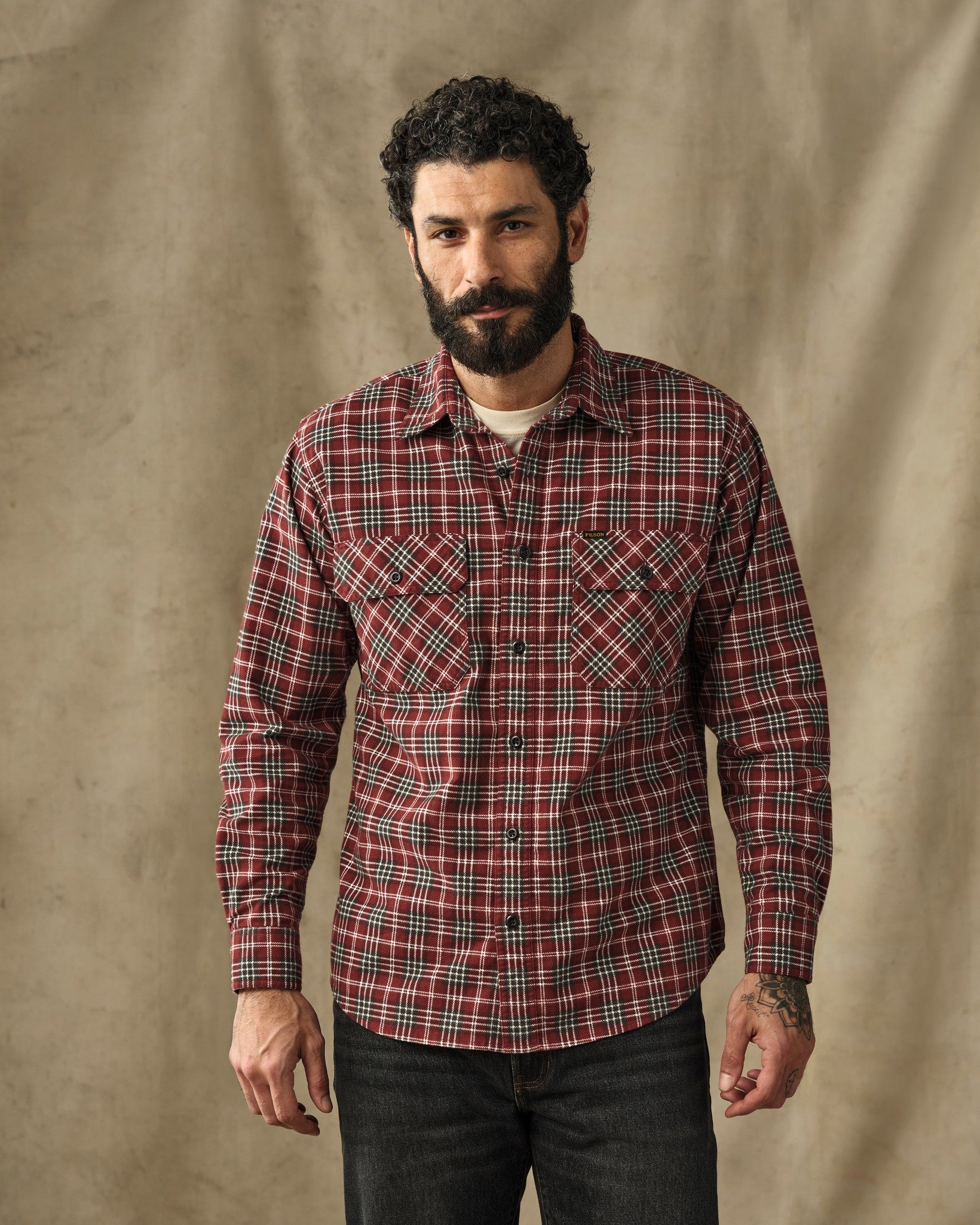 Field Flannel Shirt - Russet Red Plaid