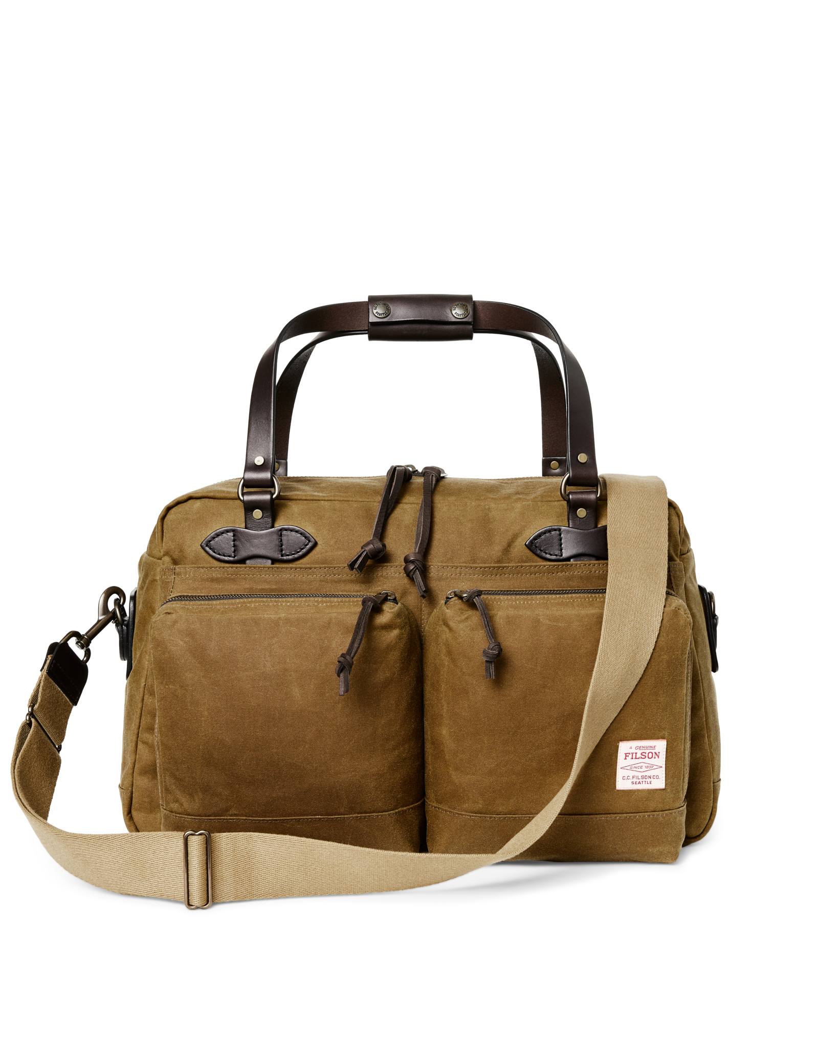 48 Hour Tin Cloth Duffle Bag - Dark Tan - Image 3