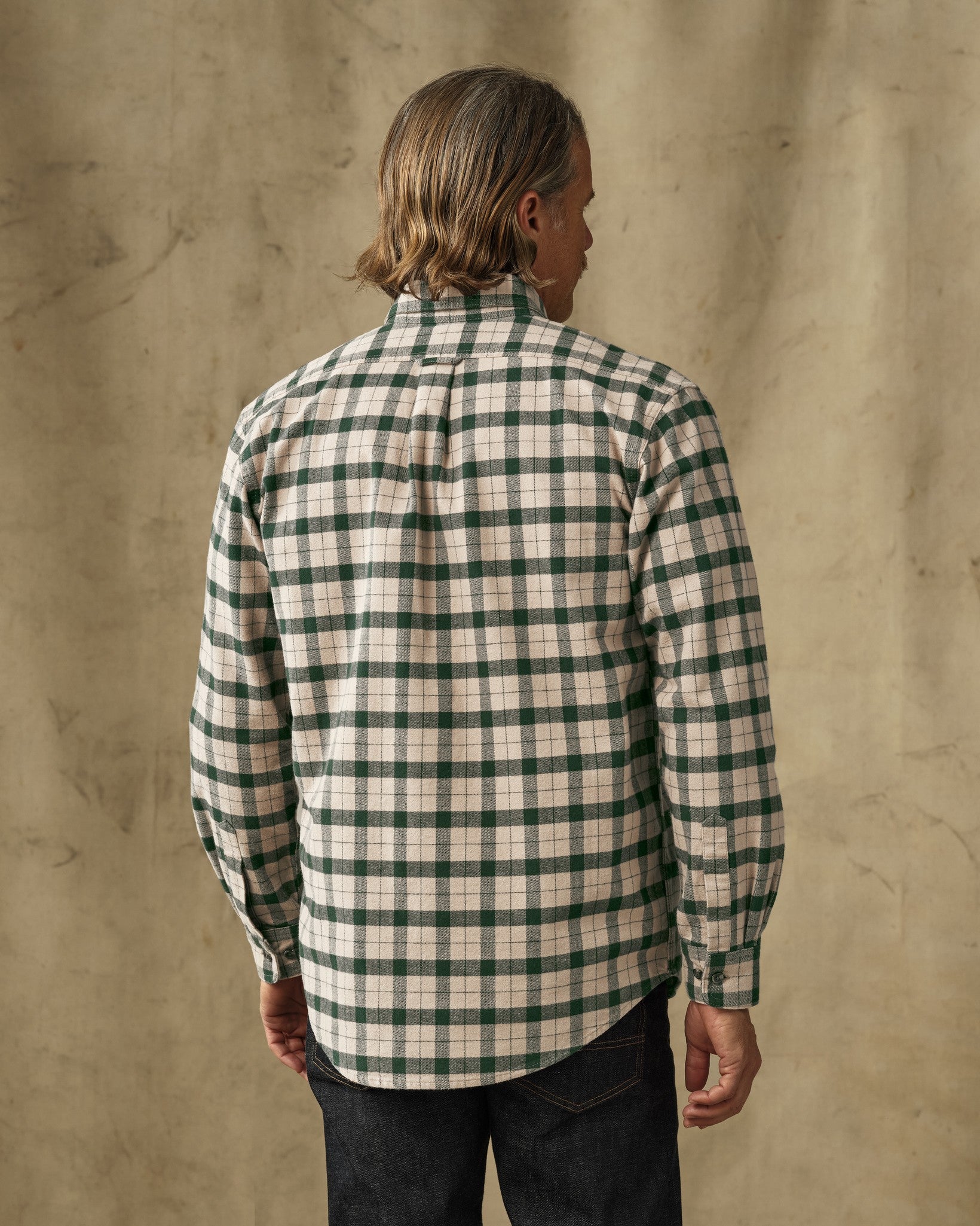 Alaskan Guide Shirt - Oatmeal / Pine Plaid - Image 2