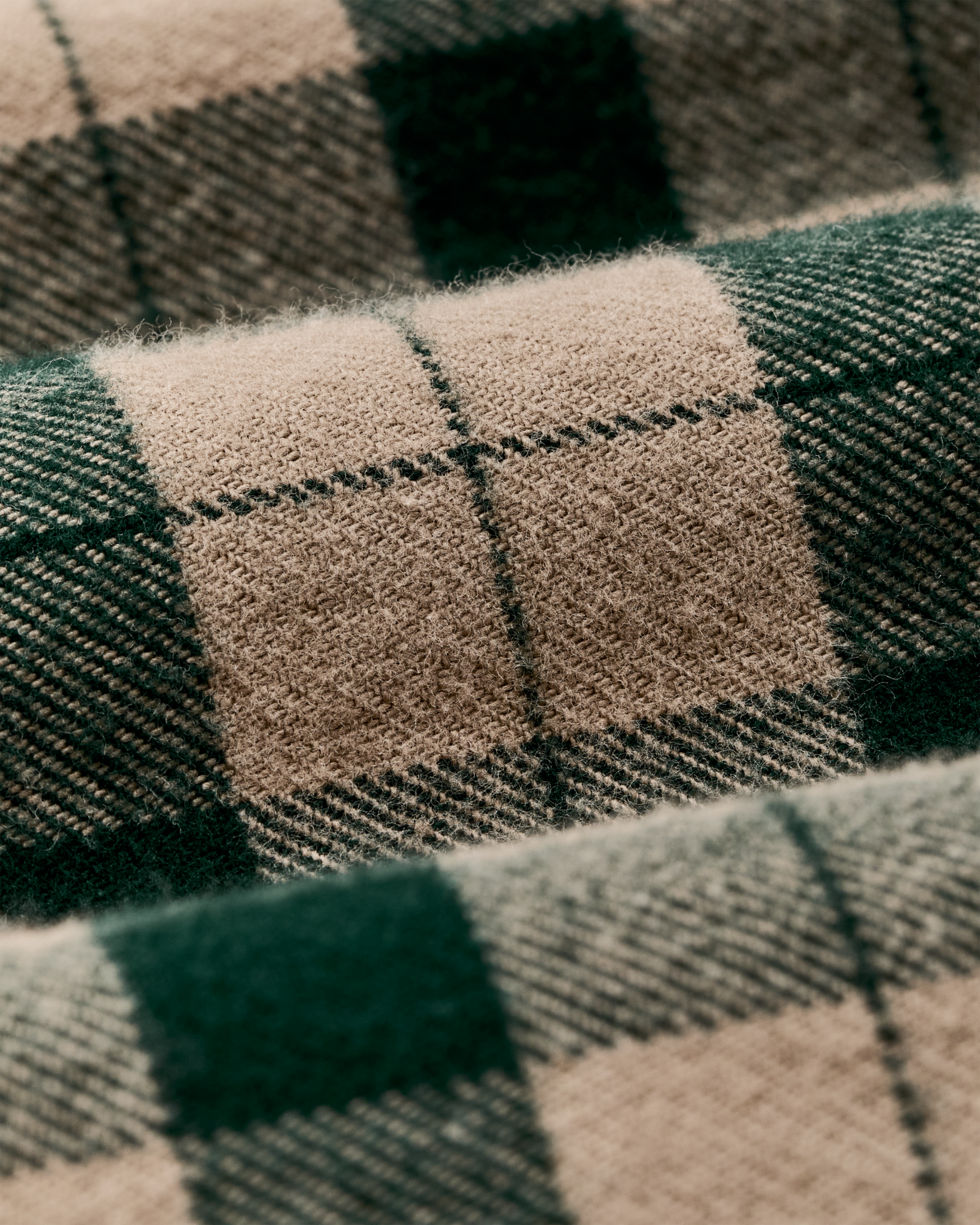 Alaskan Guide Shirt - Oatmeal / Pine Plaid - Image 8