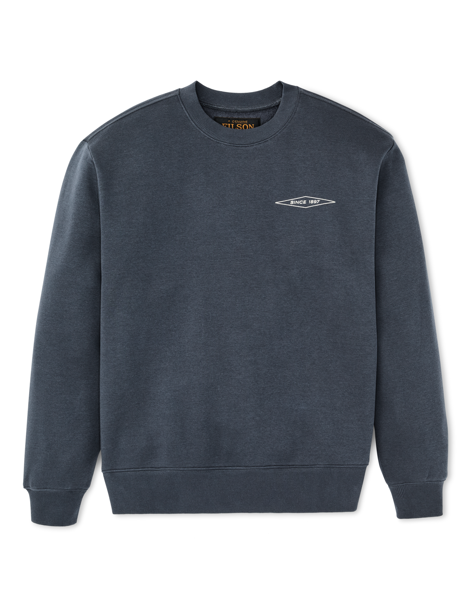 Diamond Graphic Crewneck Sweatshirt - Ink Blue - Image 4