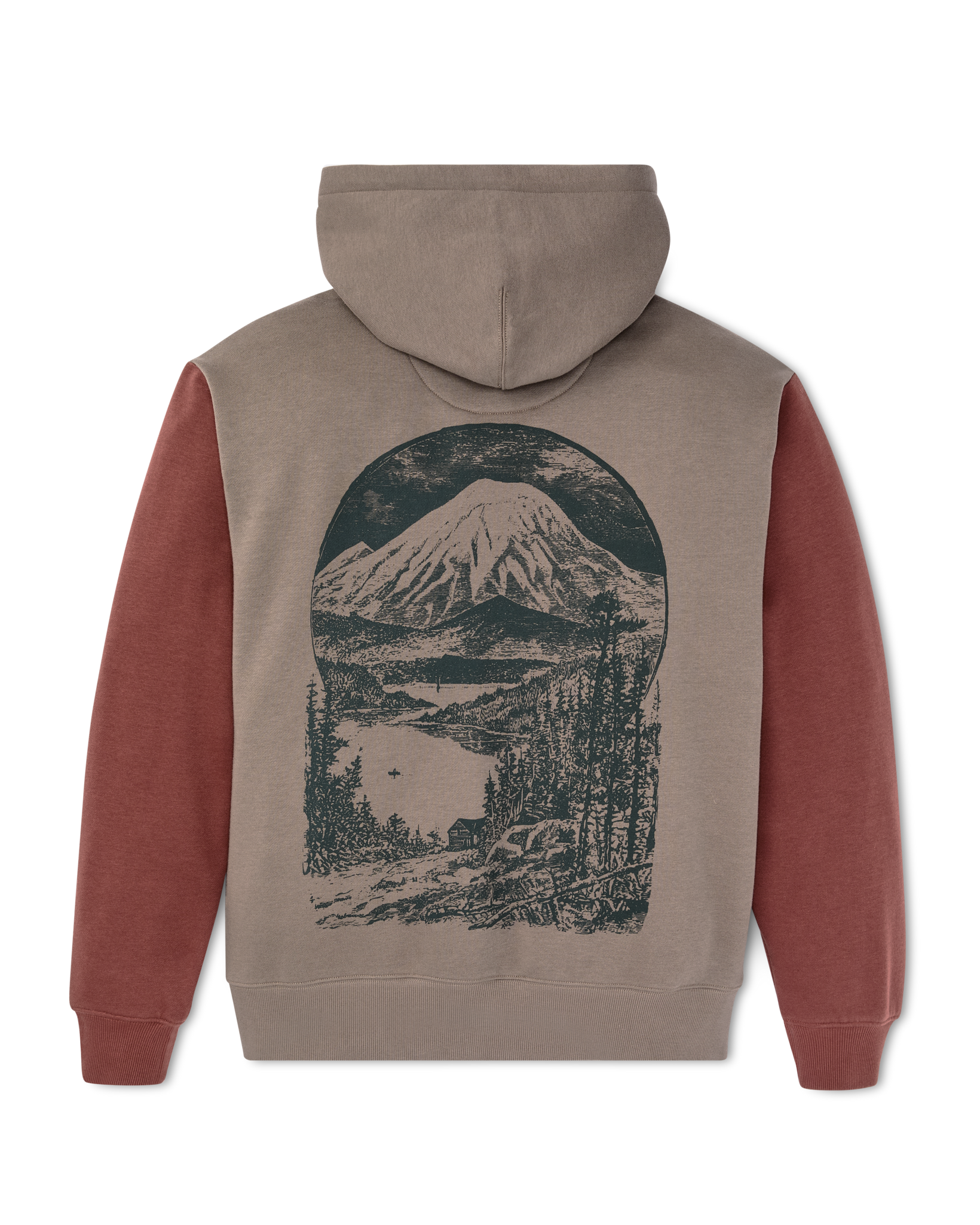 Valley Graphic Hoodie - Hawk Brown - Image 6