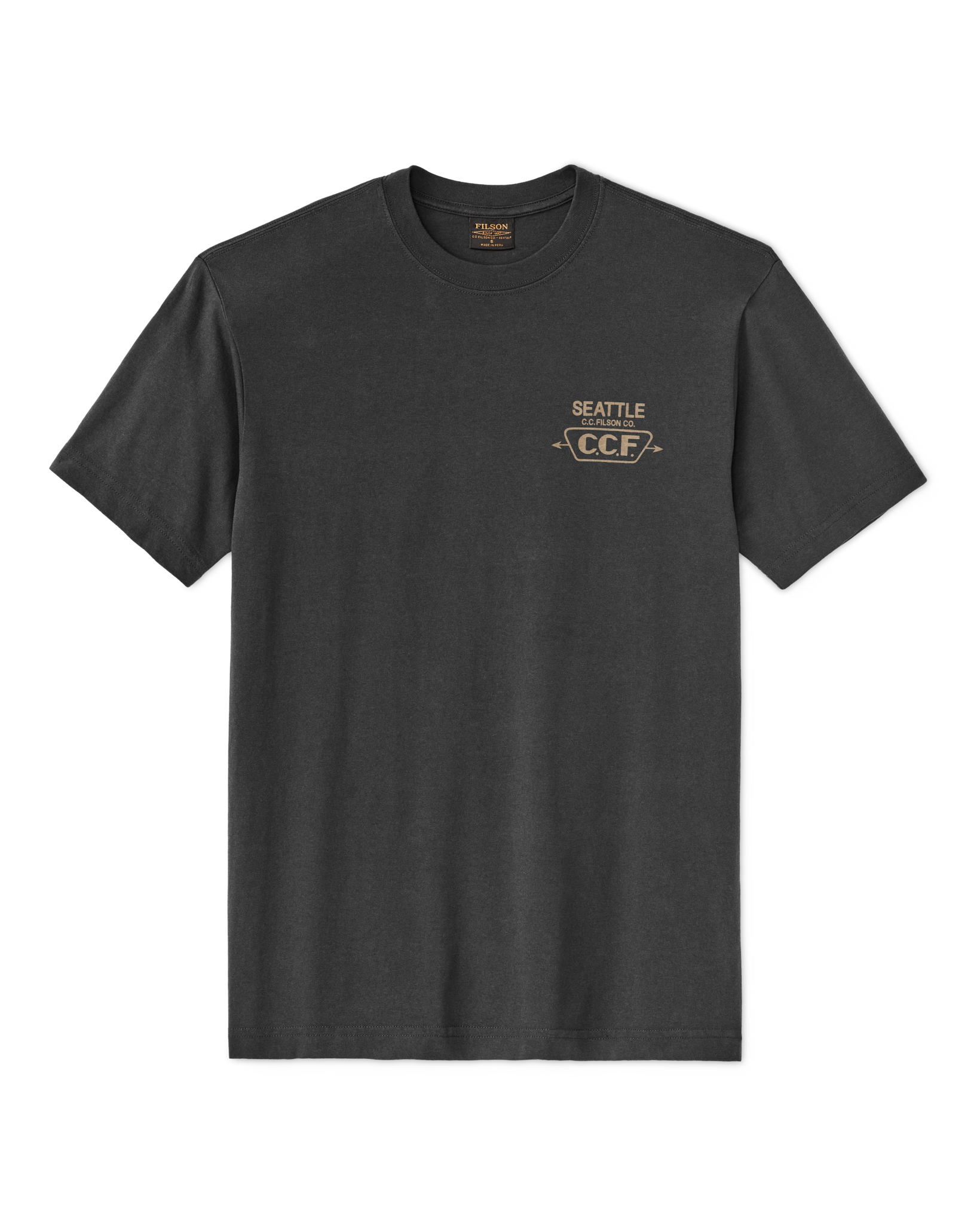 Seattle Graphic T-Shirt - Black - Image 2