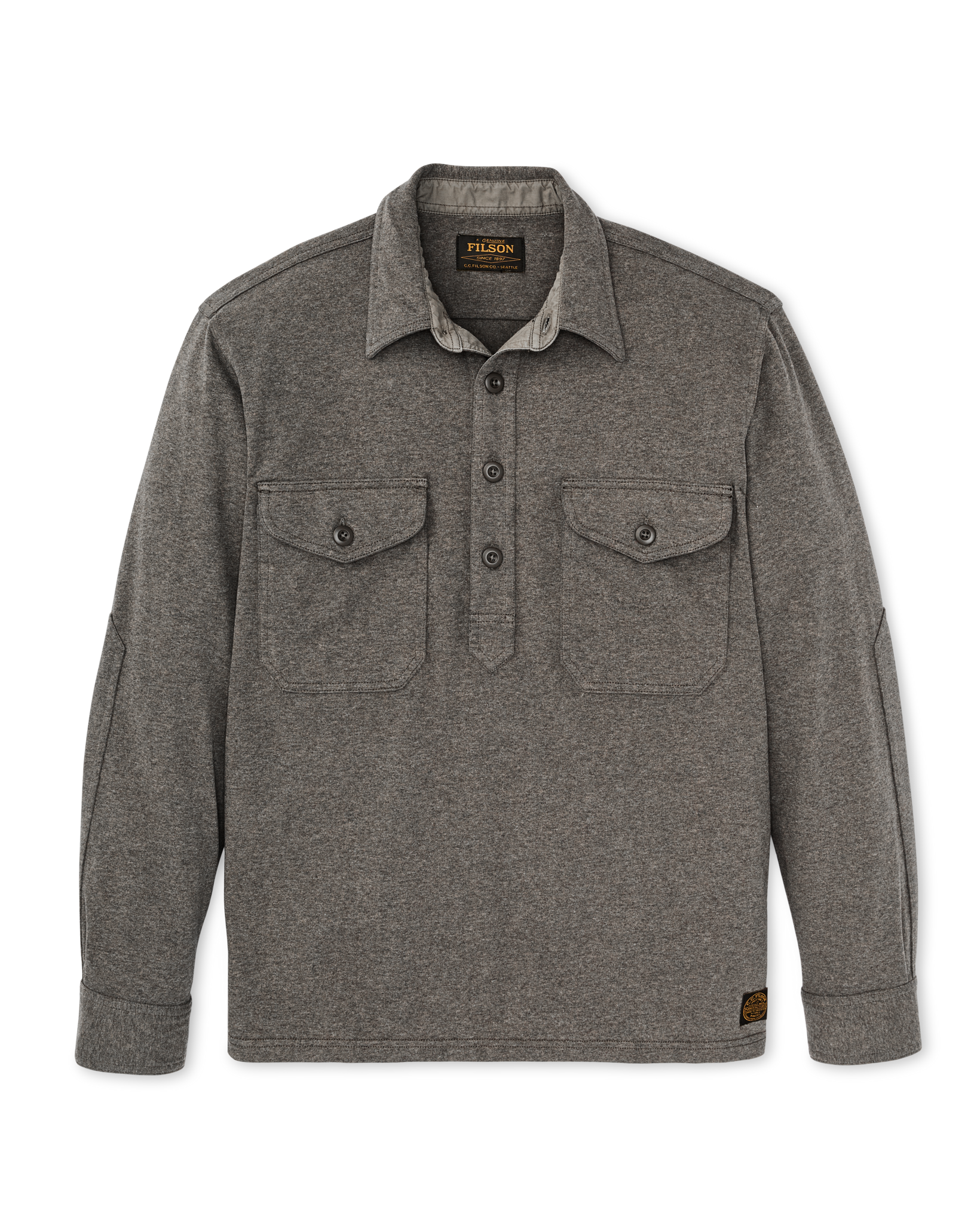Field Knit Pullover Shirt - Smoke Heather - Image 4