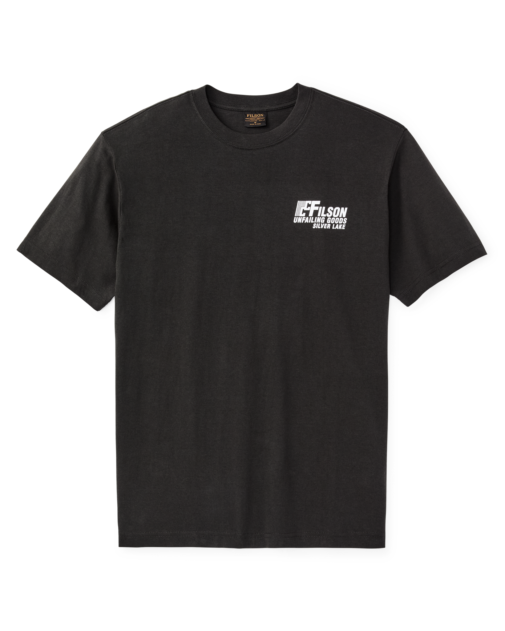 Silver Lake Short Sleeve Graphic T-Shirt - Faded Black - Image 2