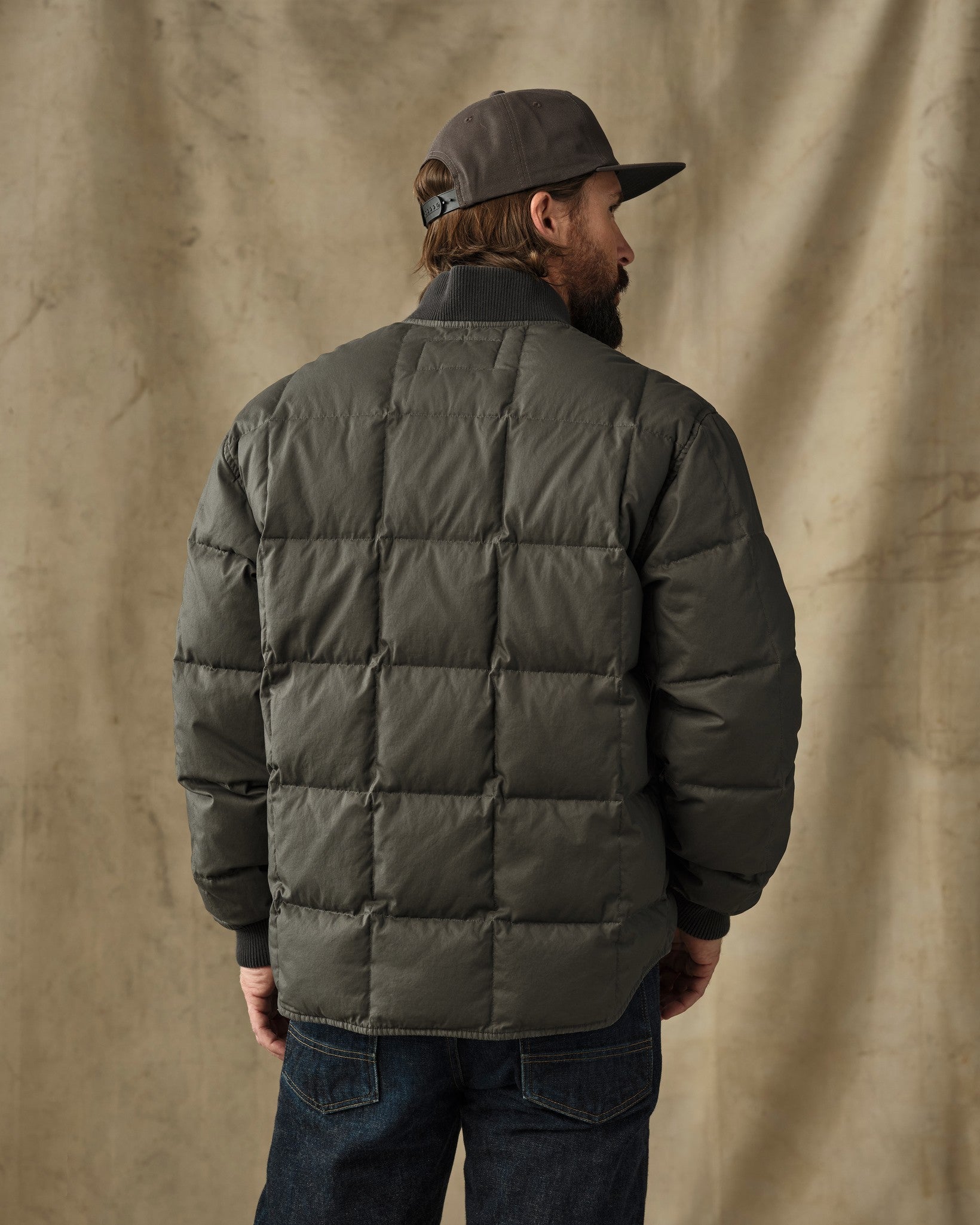 Heritage Cotton Down Jacket - Beluga - Image 2