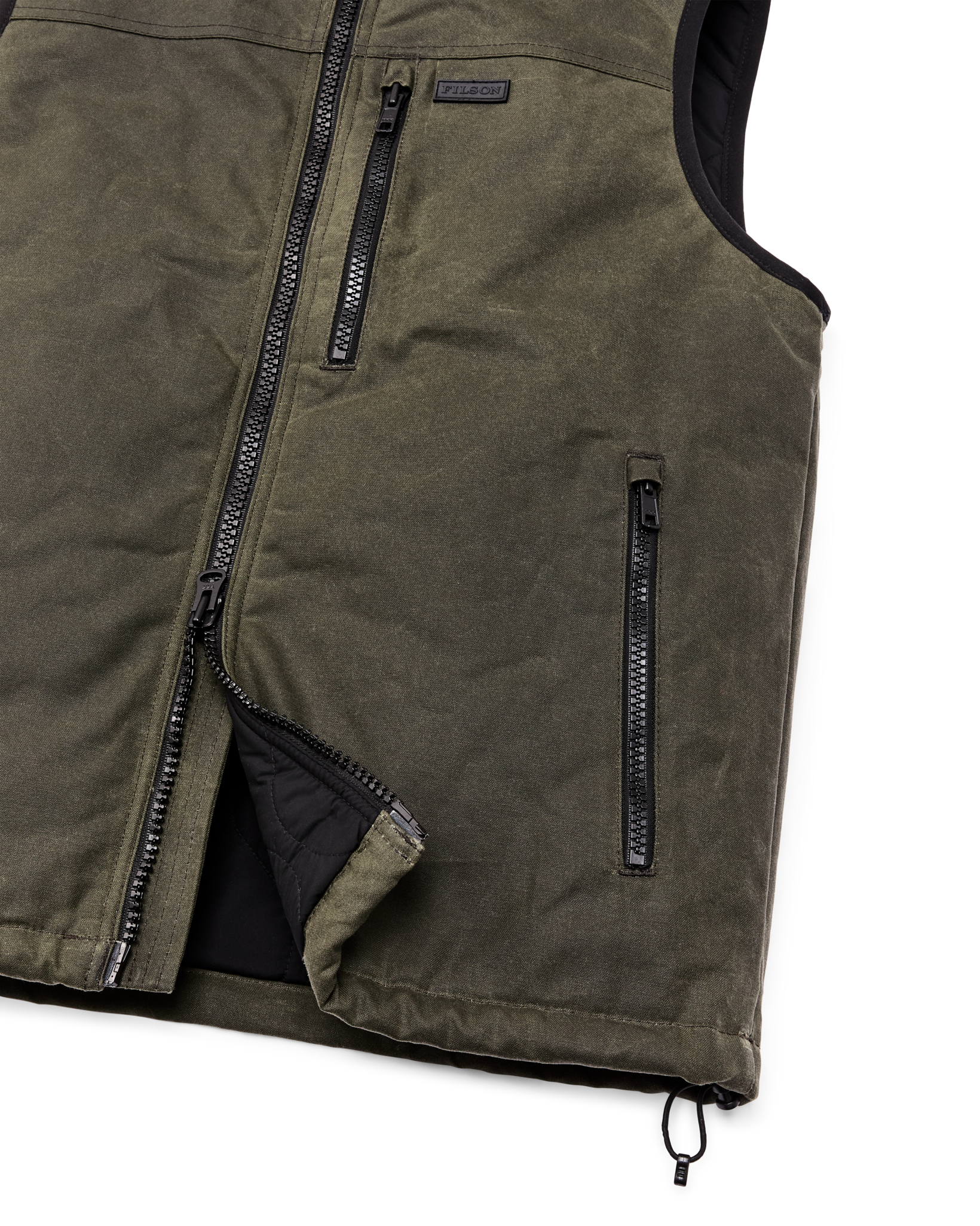 Tin Cloth Insulated Vest - Otter Green - Image 4