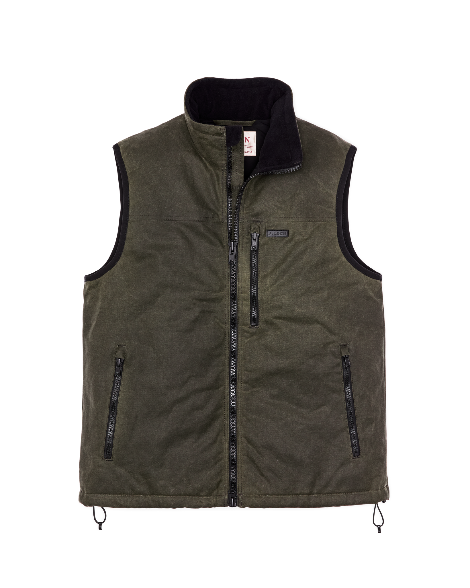 Tin Cloth Insulated Vest - Otter Green
