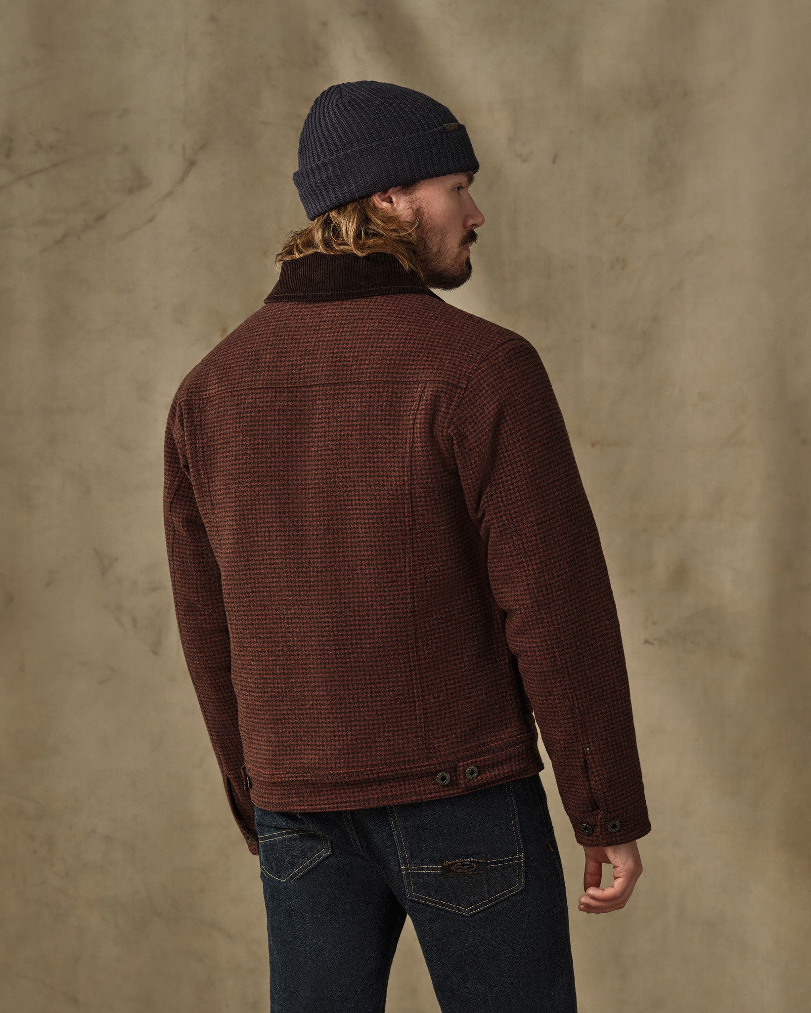 Spokane Insulated Short Cruiser - Merlot / Black Plaid - Image 2