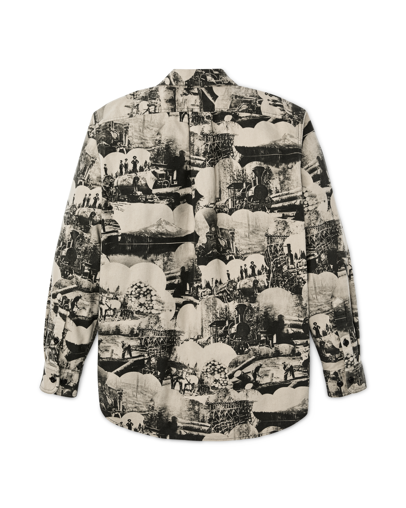 Field Flannel Shirt - Vintage Khaki Print - Image 5
