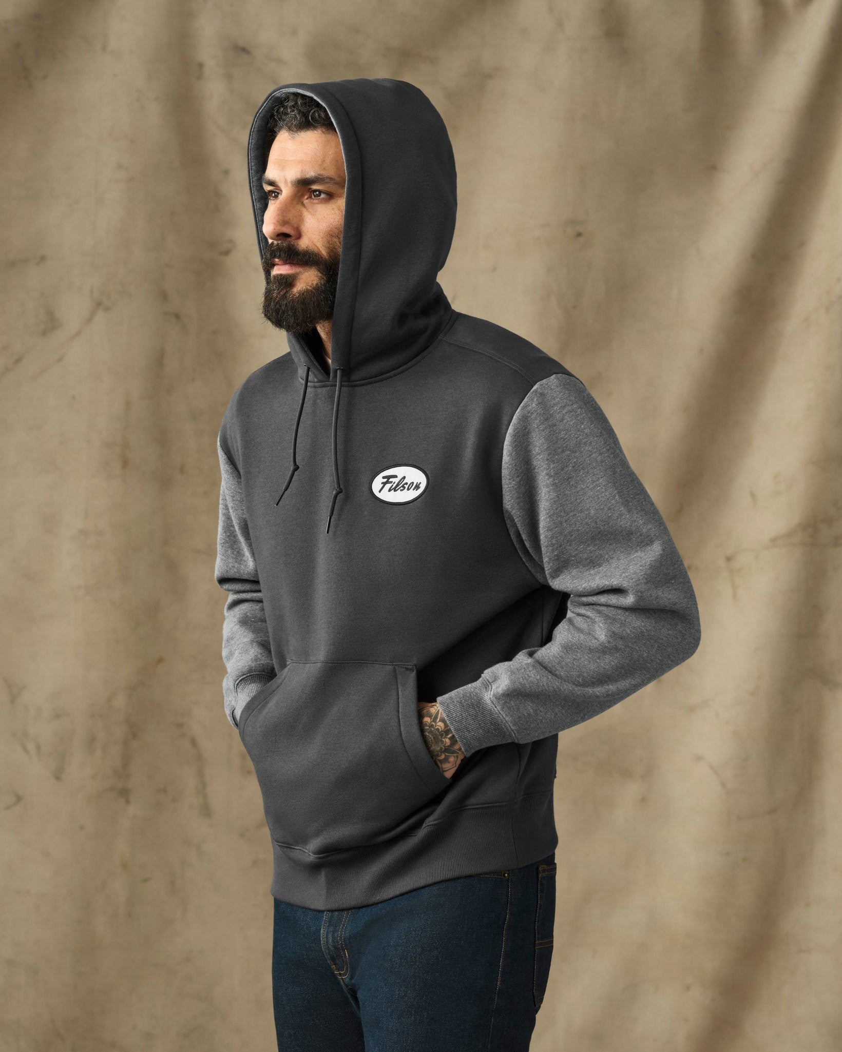 Mallard Graphic Hoodie - Faded Black - Image 3