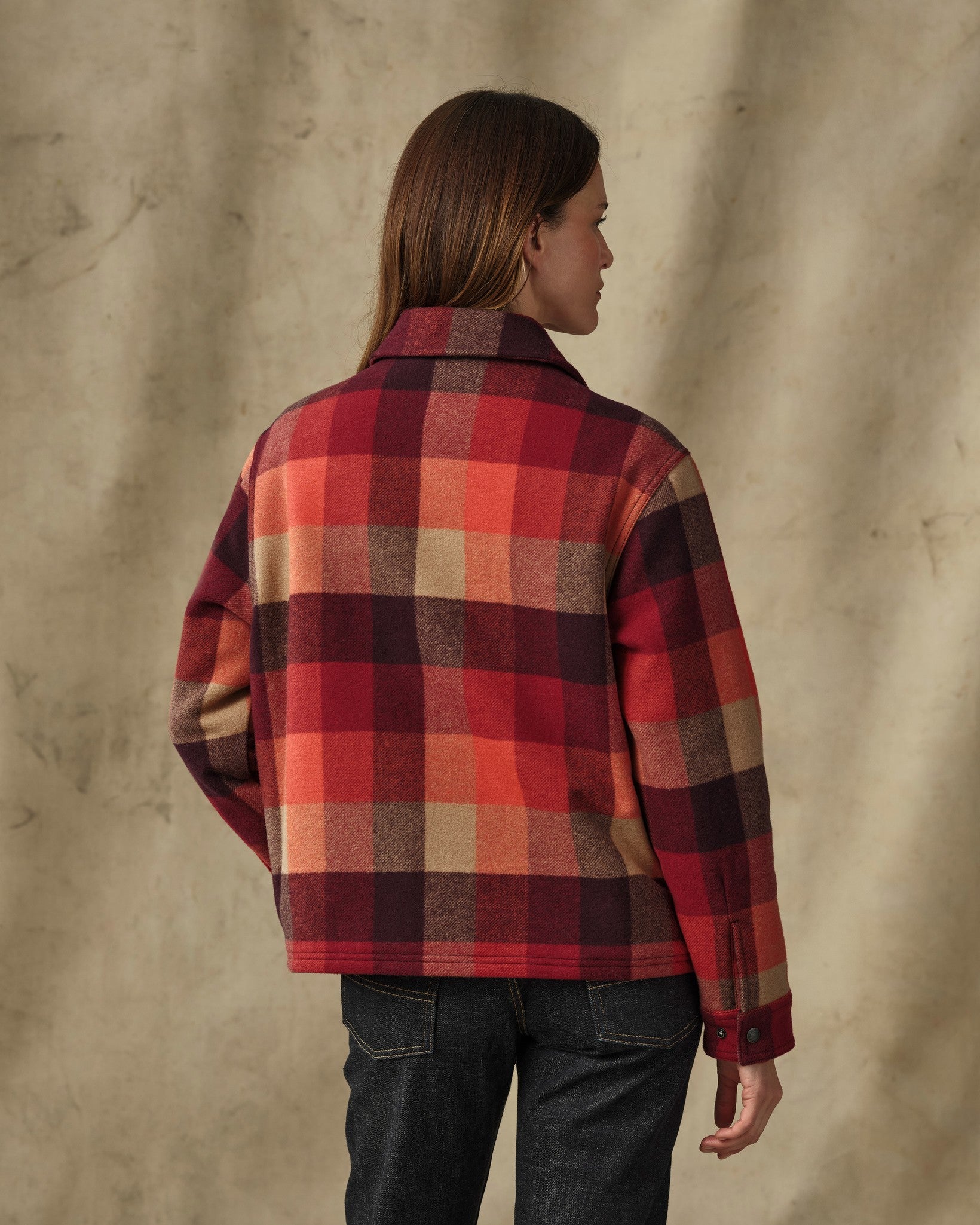 Women's Spokane Insulated Jacket - Red / Burgundy Plaid - Image 3