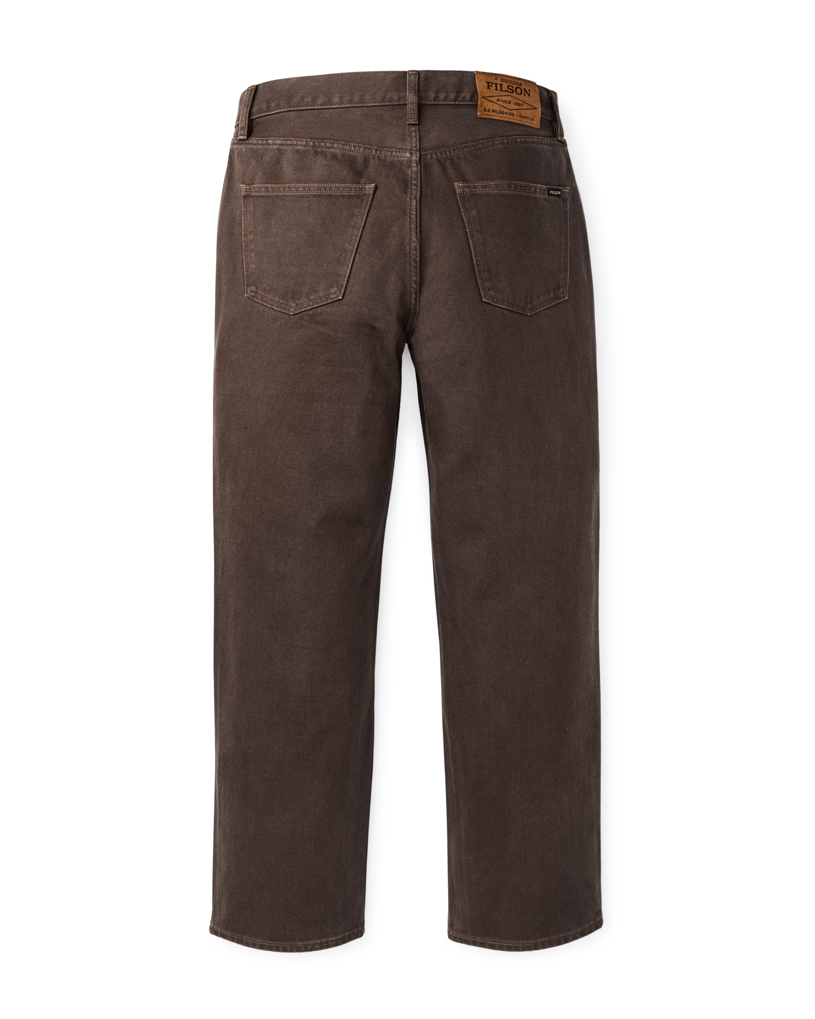 Women's 14-oz. Straight-Leg Jeans - Slate Brown - Image 5
