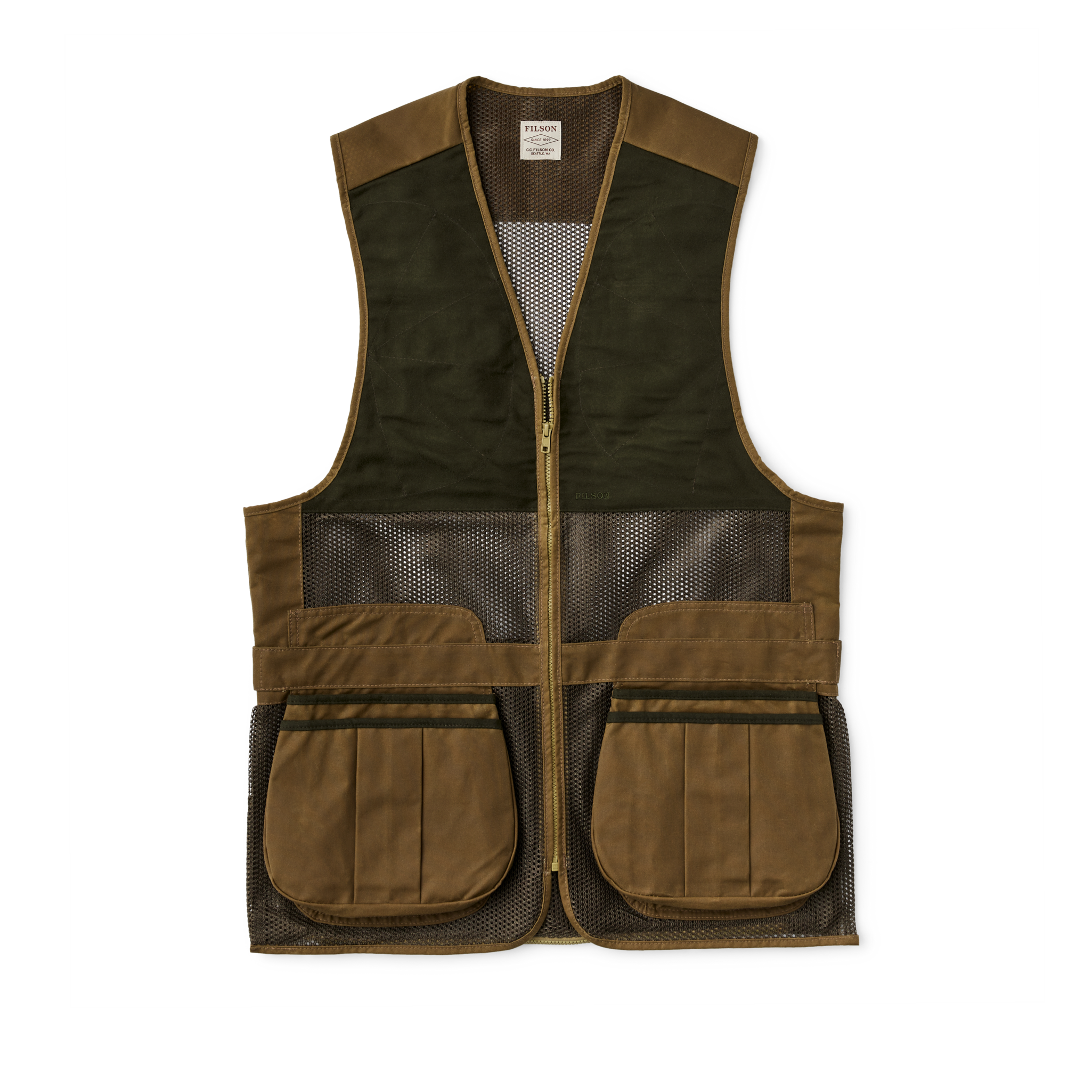 Lightweight Shooting Vest - Dark Tan