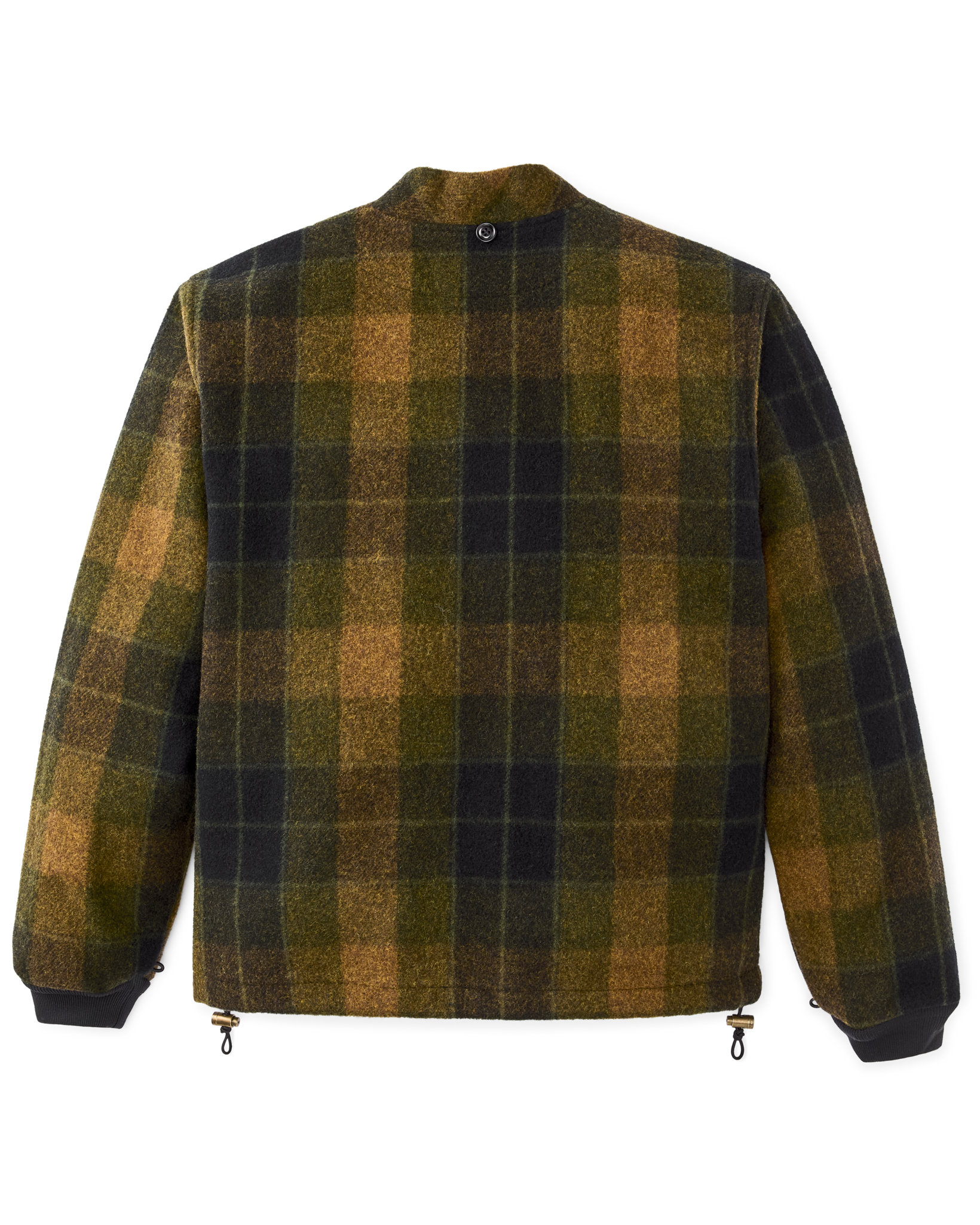 Mackinaw Wool Jacket Liner - Loden Heather Plaid - Image 2